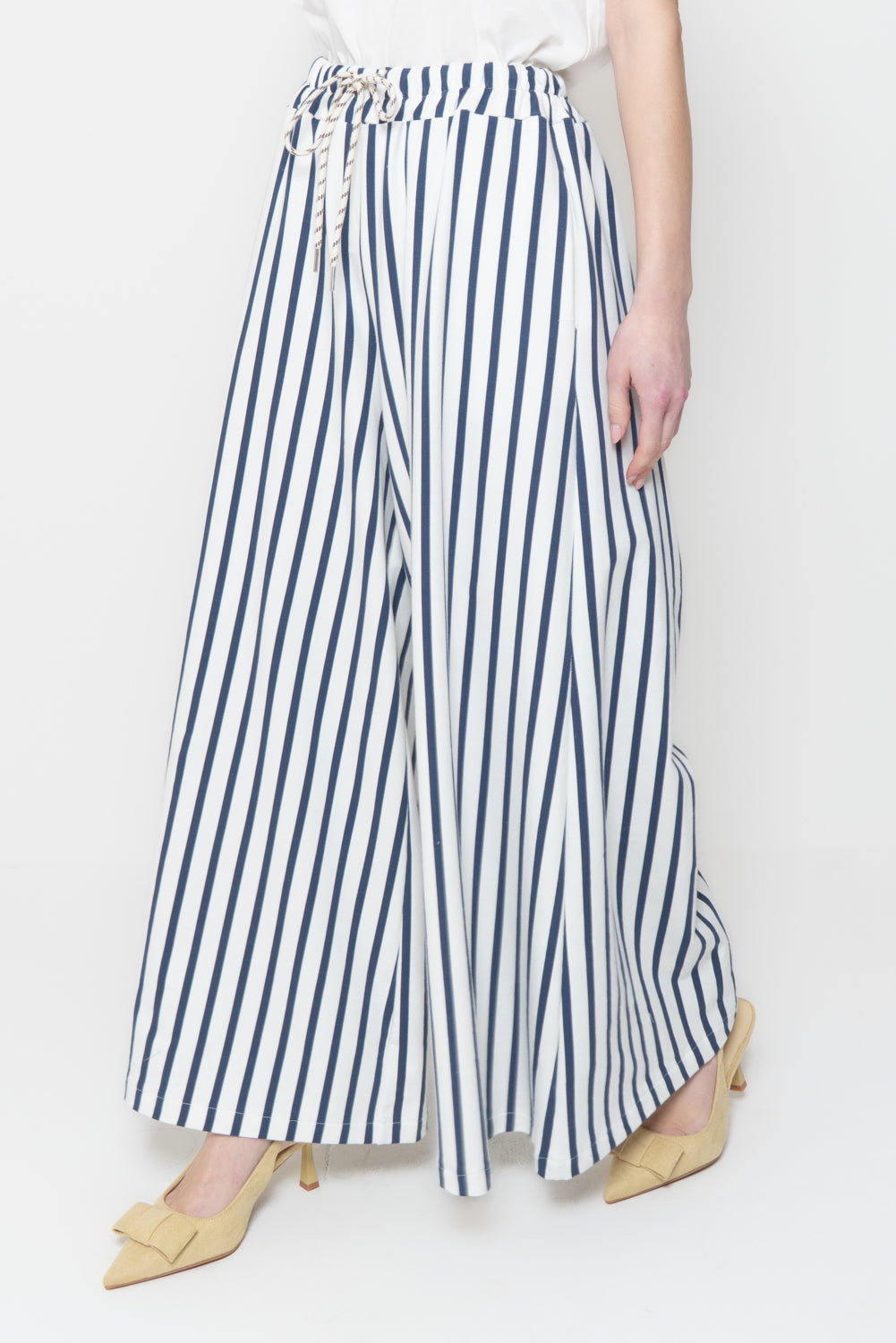 Pantaloni in felpa  a Righe