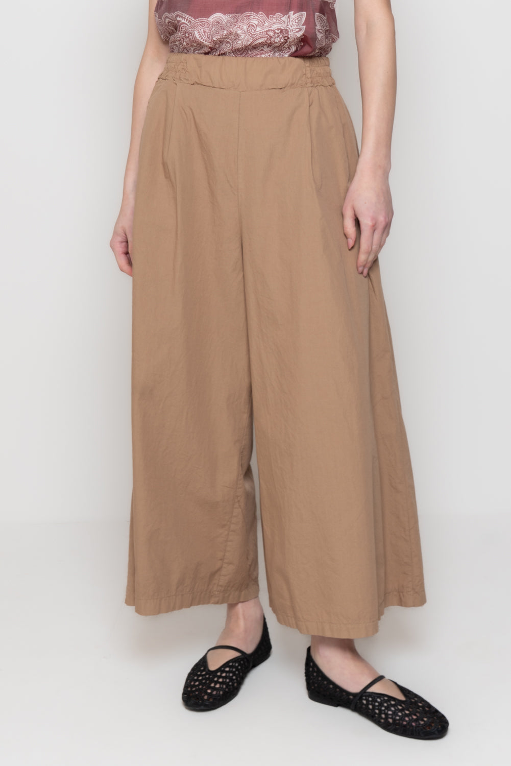 Pantalone Culotte in Tela Paracadute