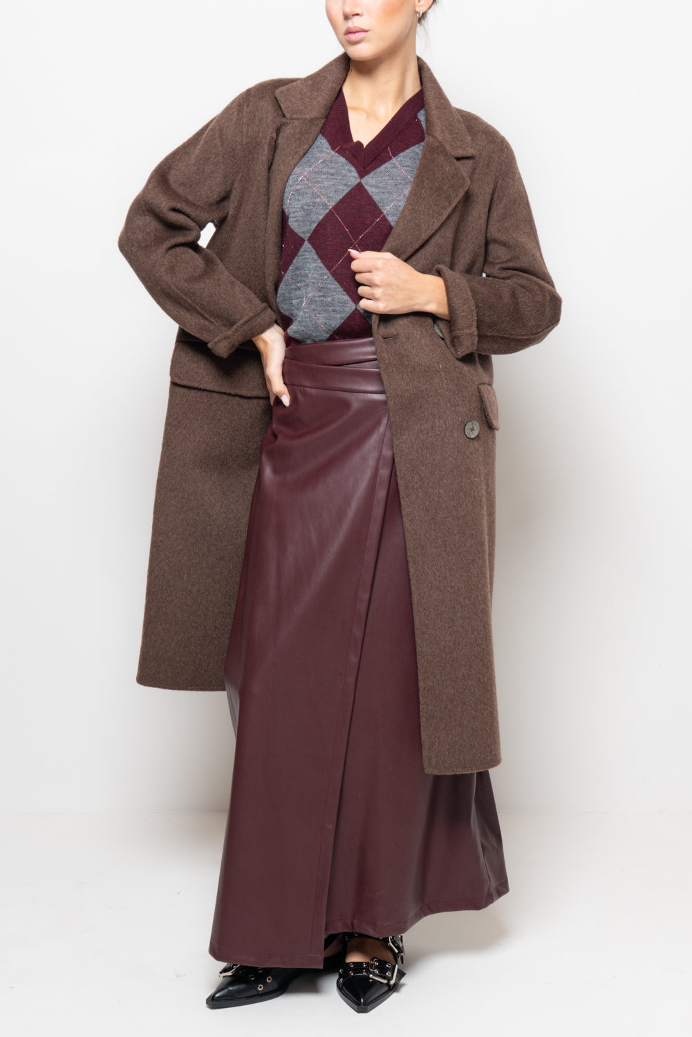 Cappotto over doppio petto