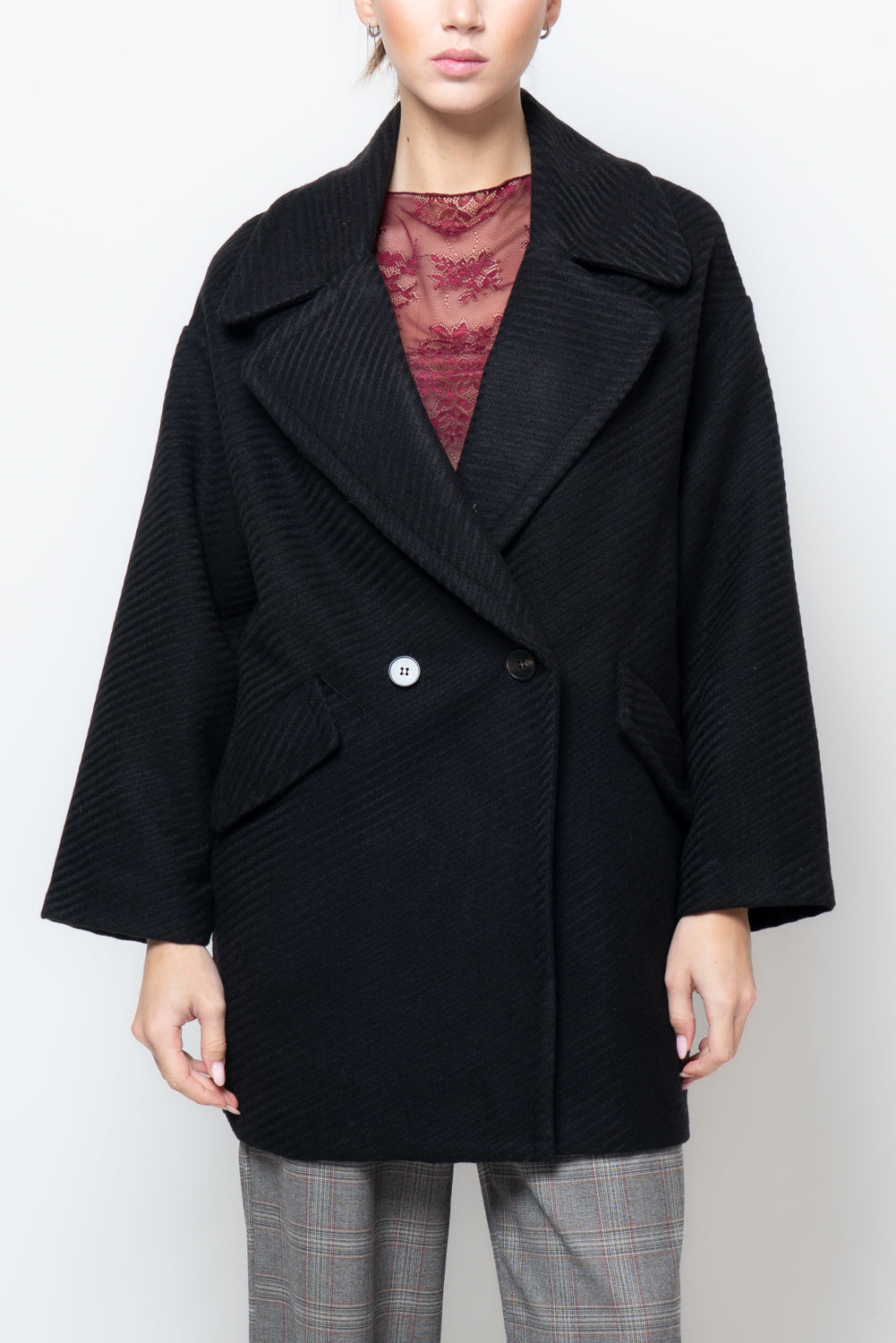 Cappotto over doppio petto