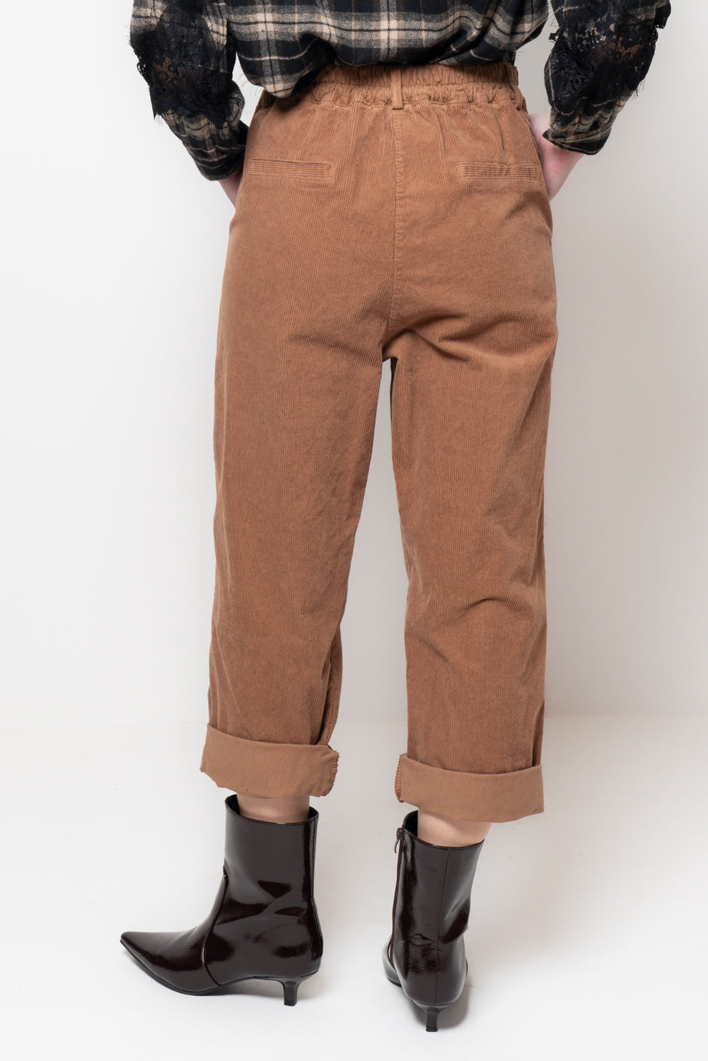 Pantaloni baggy in velluto