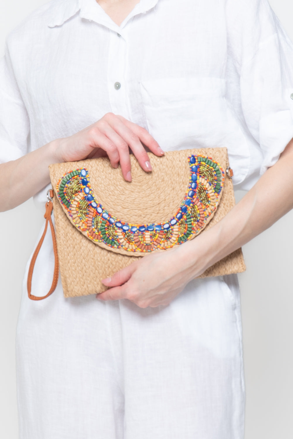 Pochette con pietrine