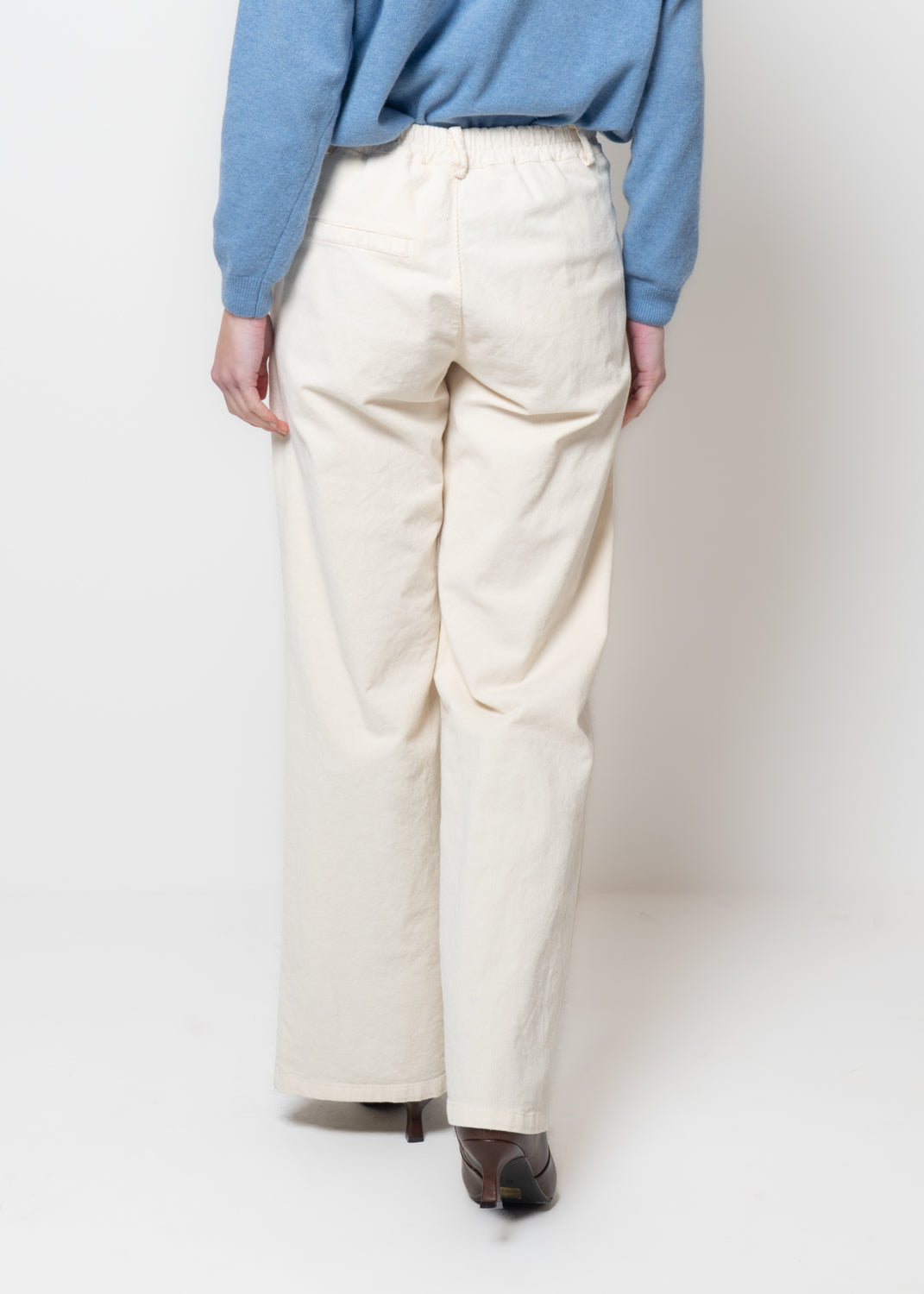 Pantaloni a palazzo in velluto