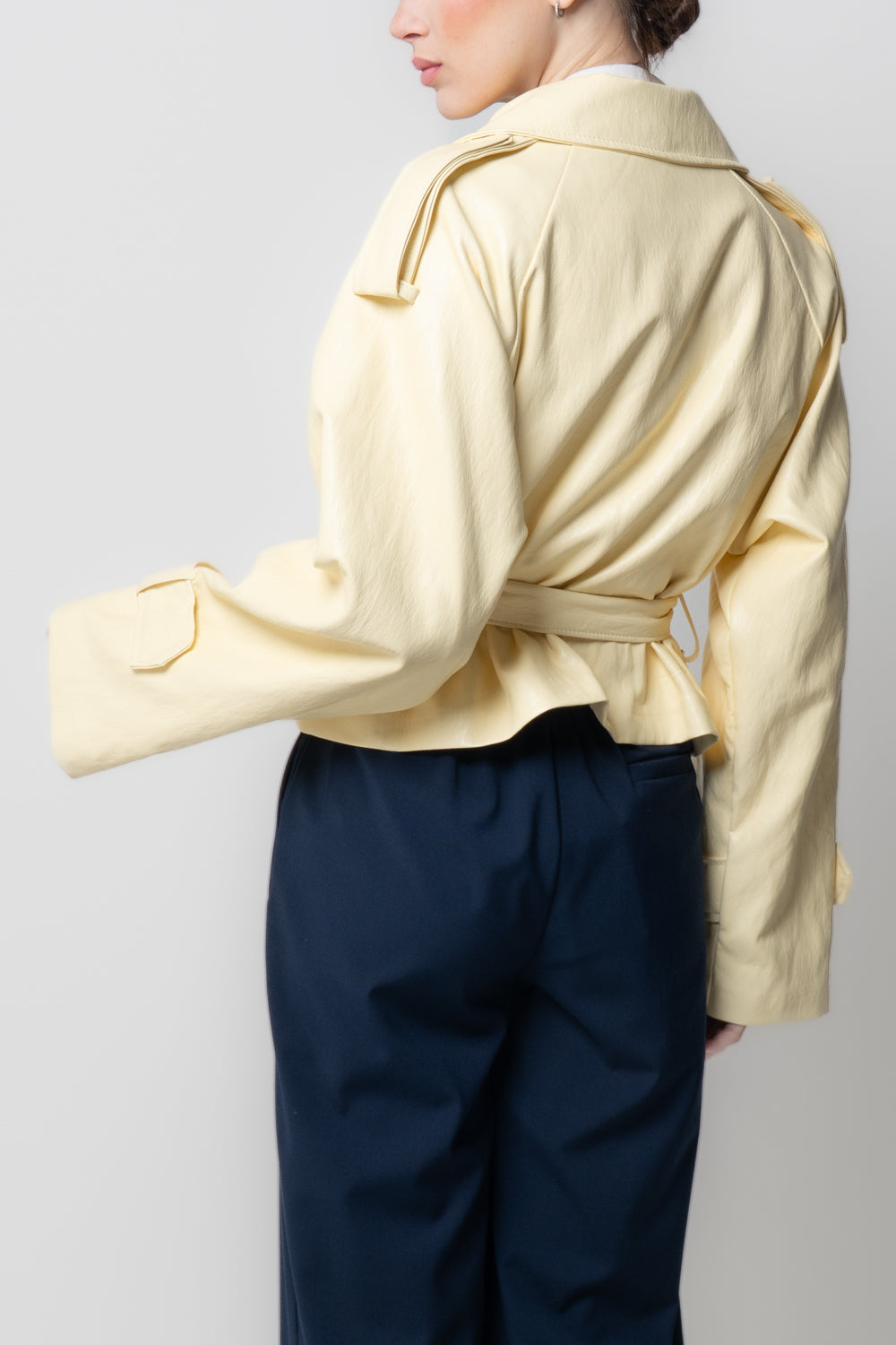 Giacca Trench Cropped