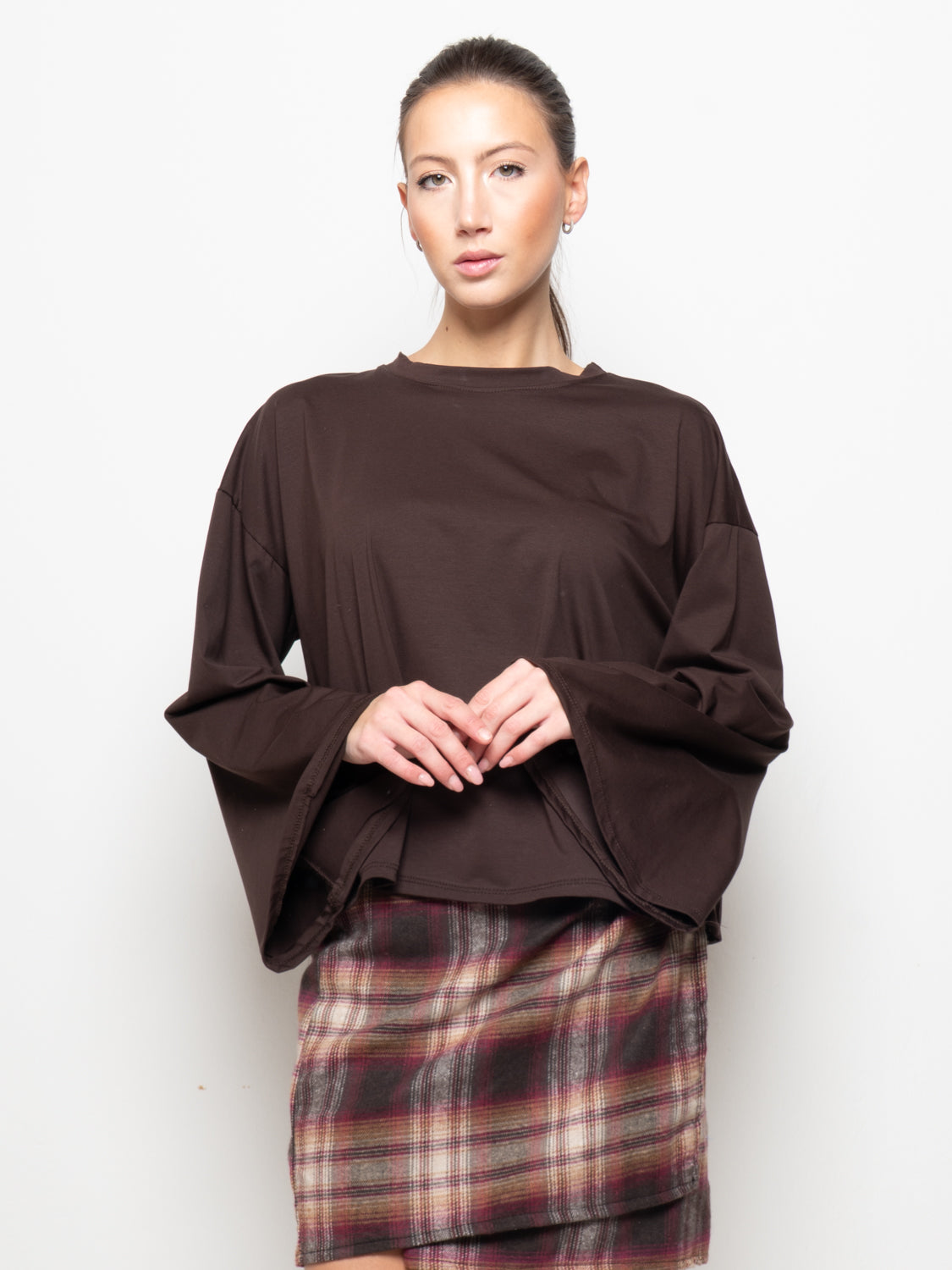 Maglia oversize girocollo