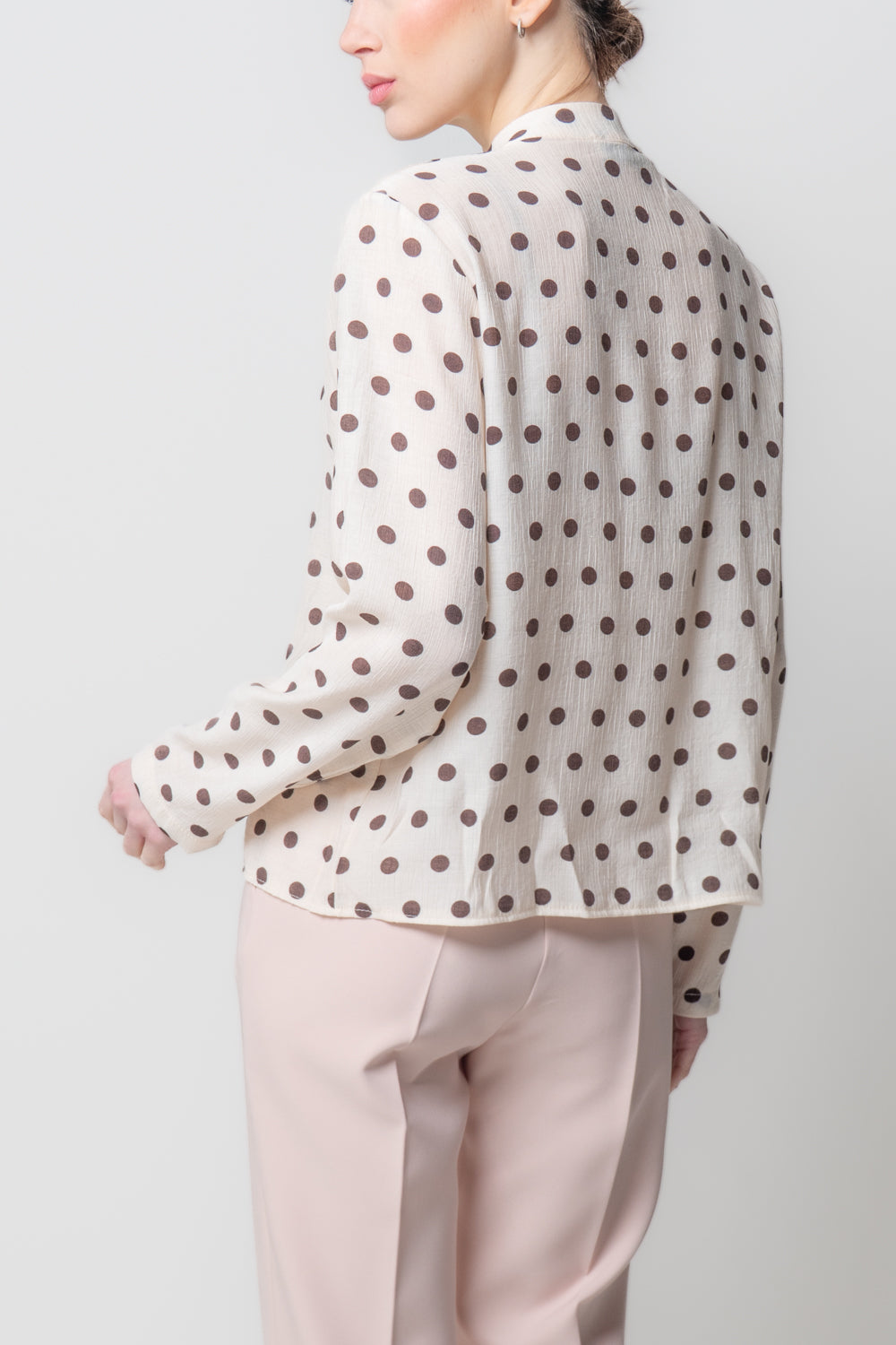 Camicia a Pois con Alamari