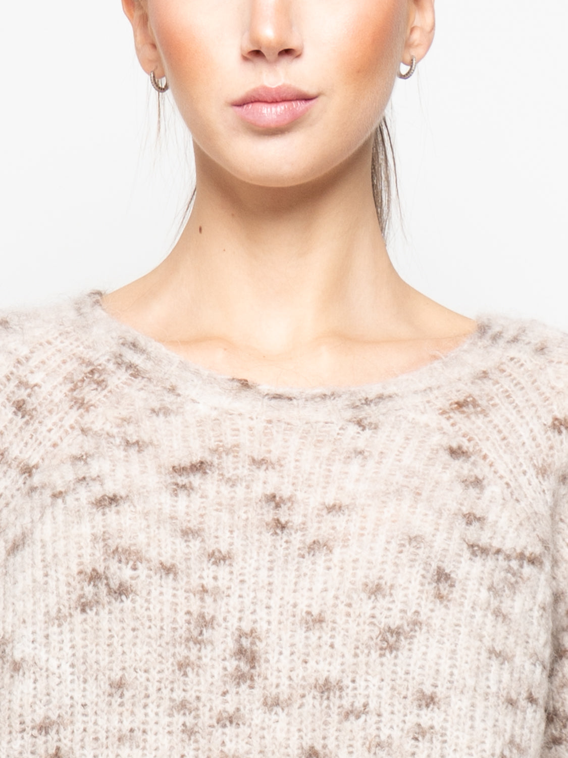 Maglia fantasia puntinata
