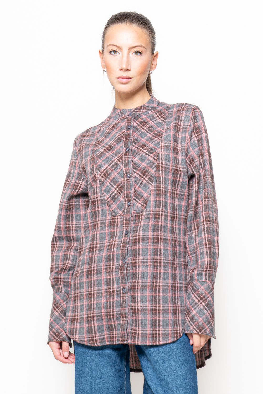 Camicia a quadri in flanella