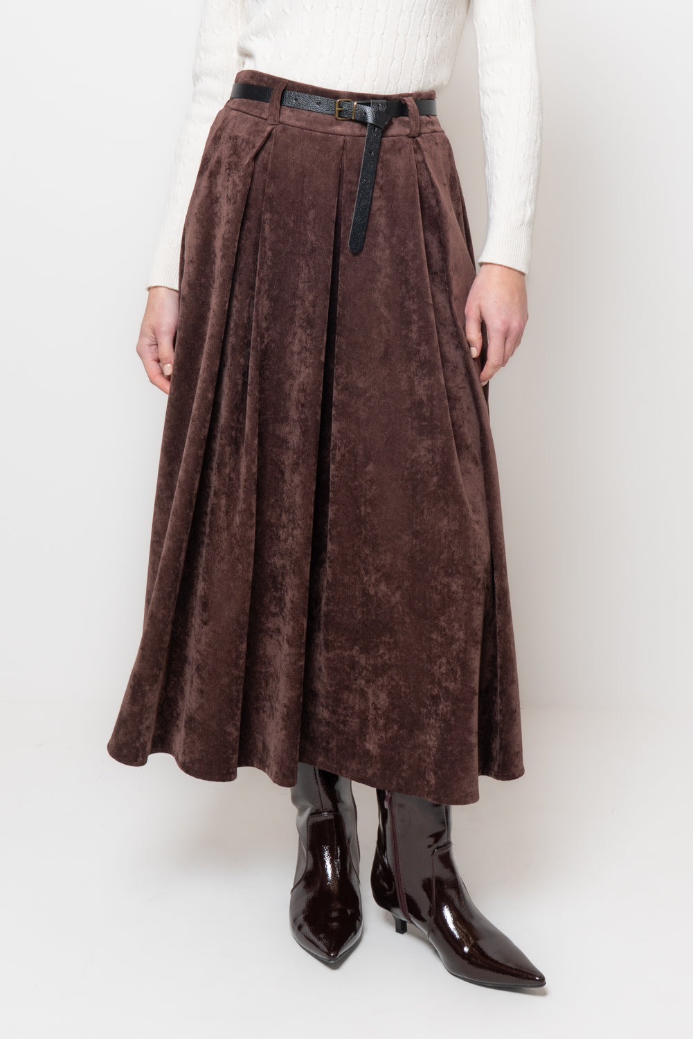 Gonna in velluto