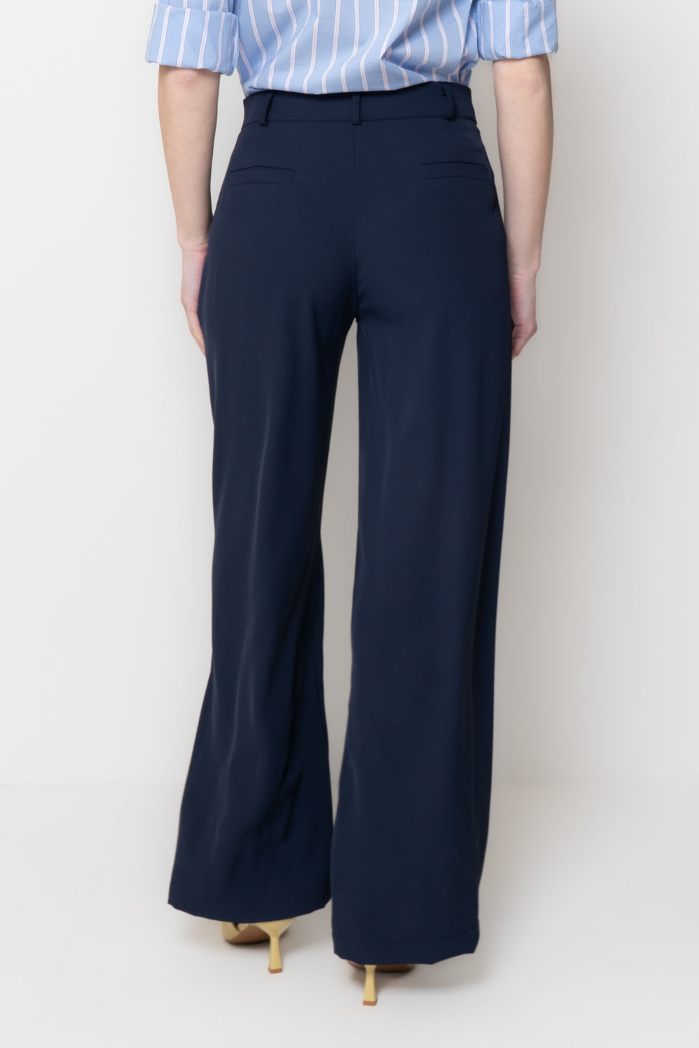 Pantalone Fluido Wide-Leg