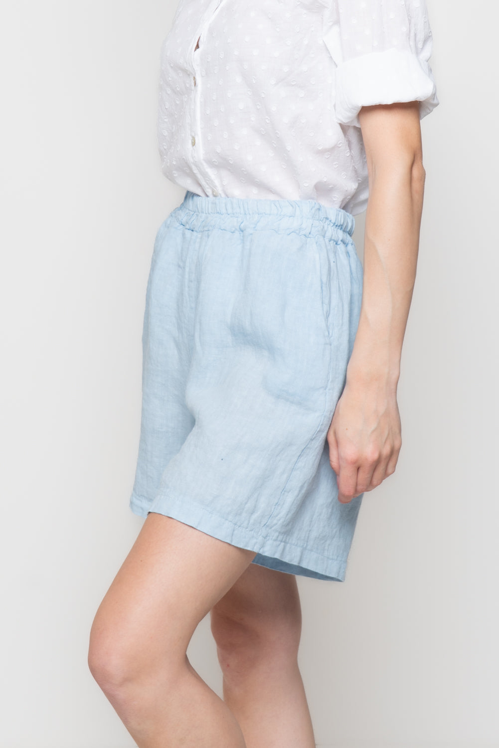 Shorts in 100% Lino