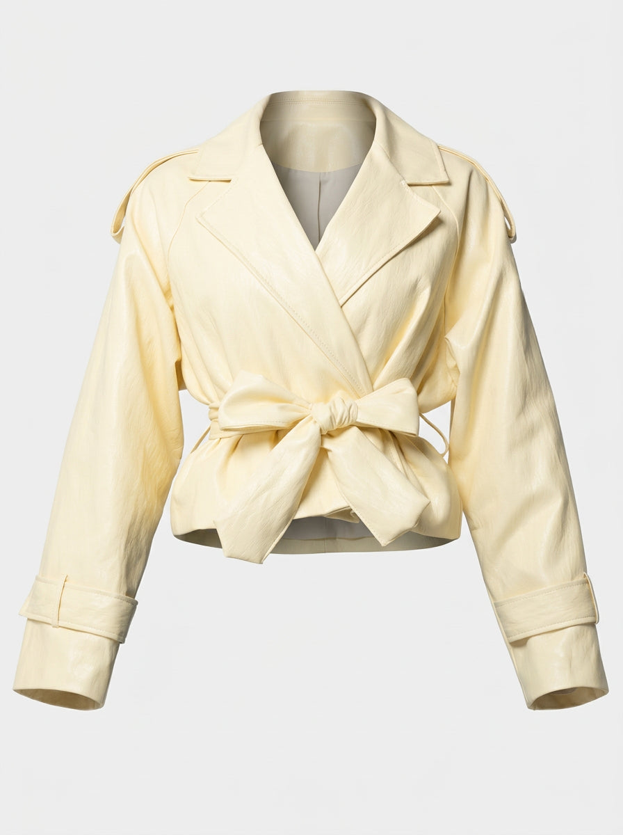Giacca Trench Cropped