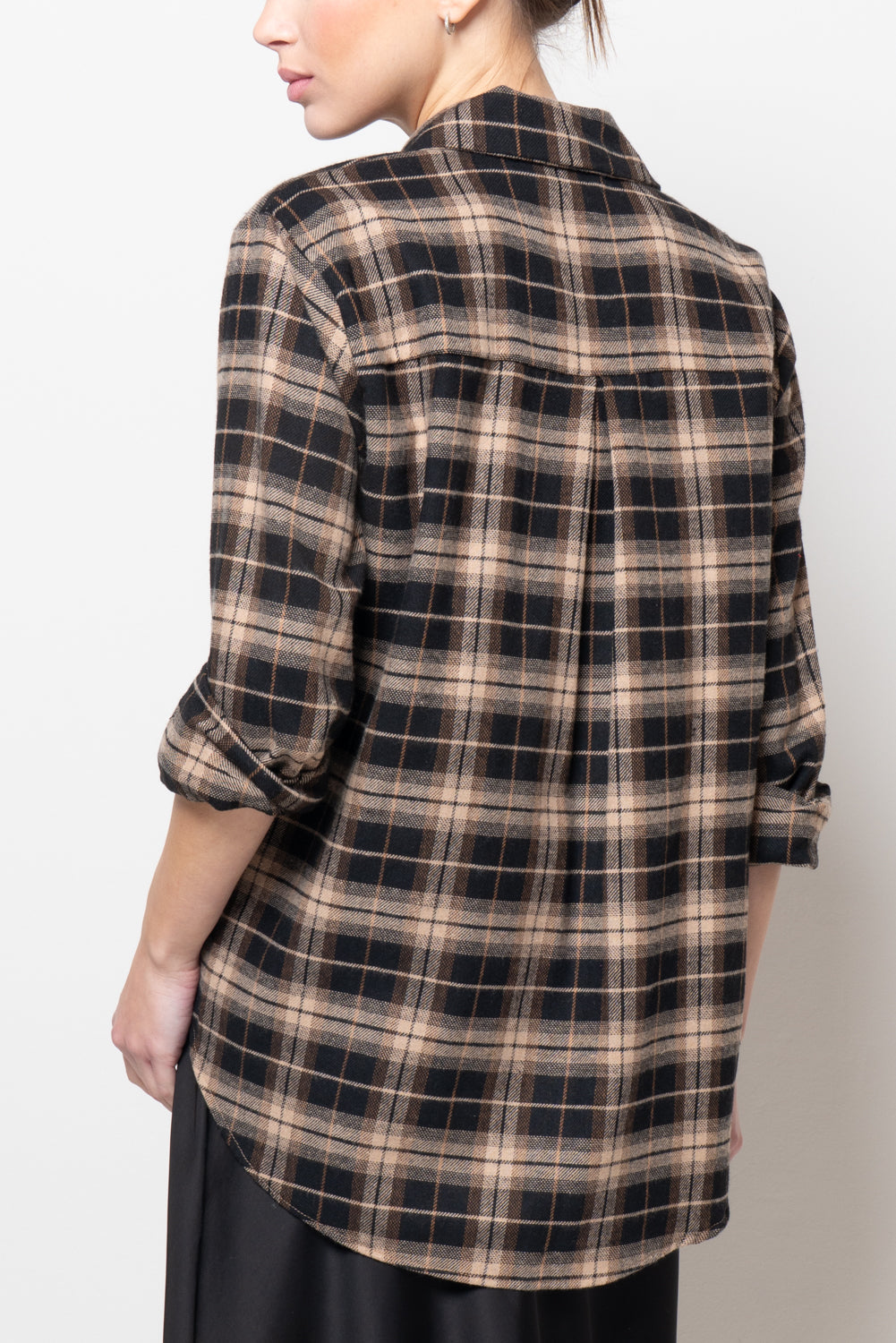 Camicia tartan in flanella