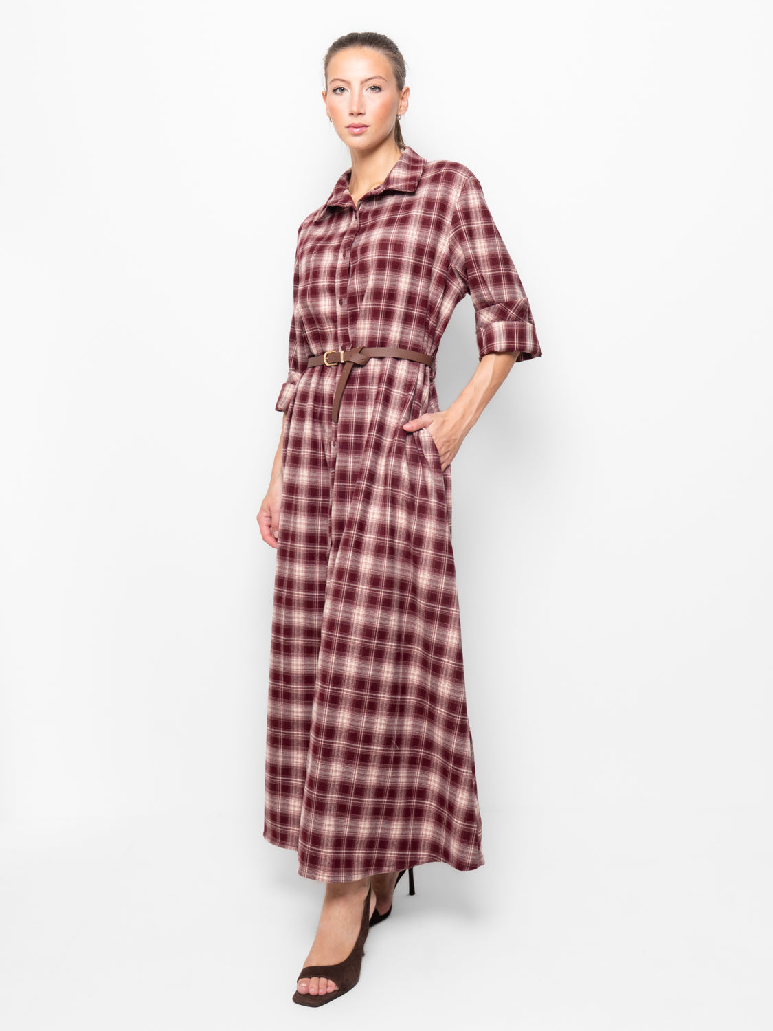 Abito camicia check