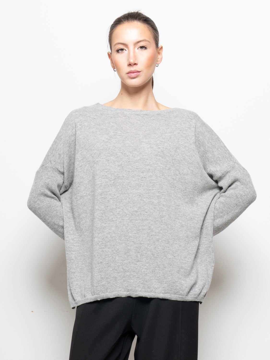 Maglia over in misto cashmere