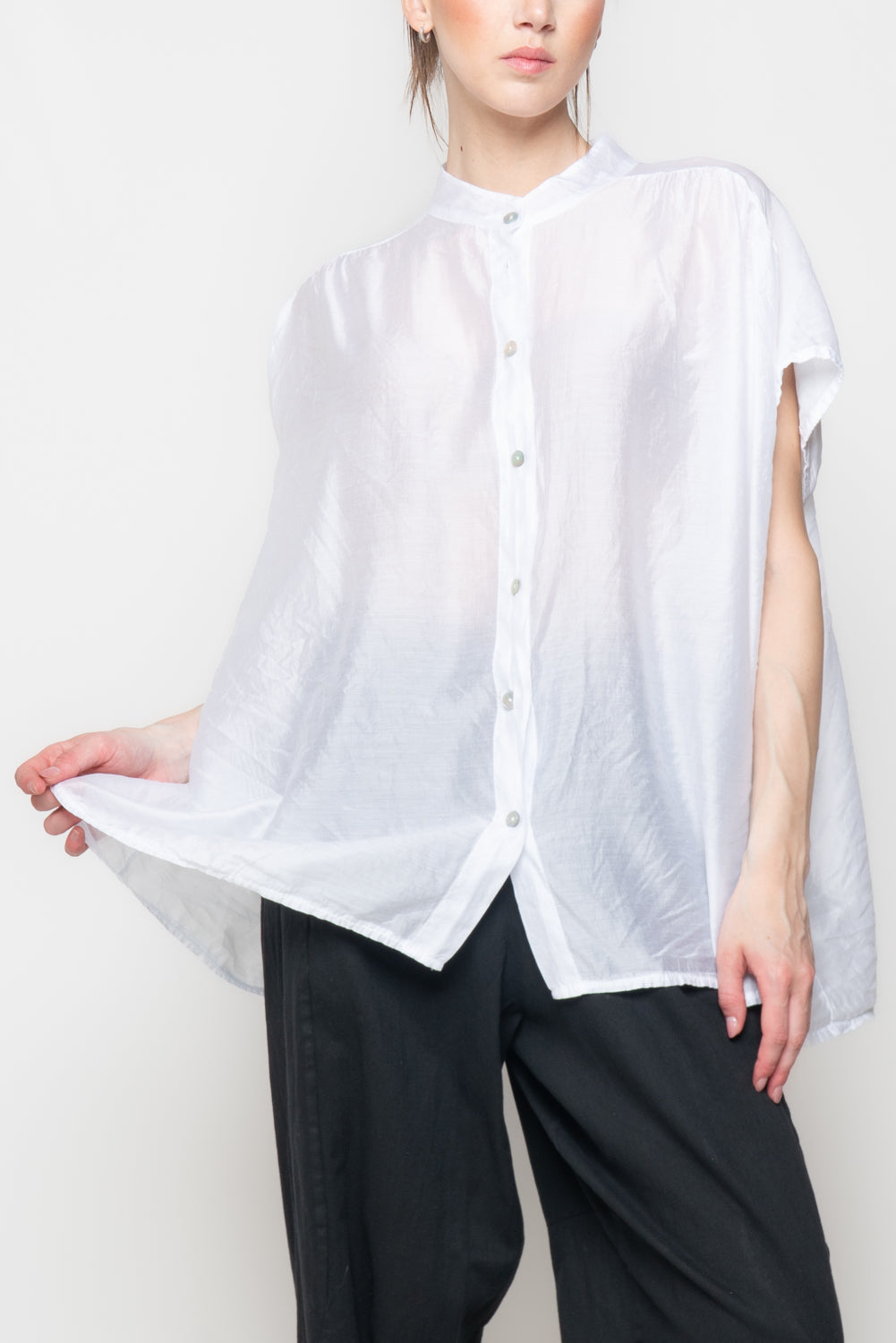 Camicia smanicata over
