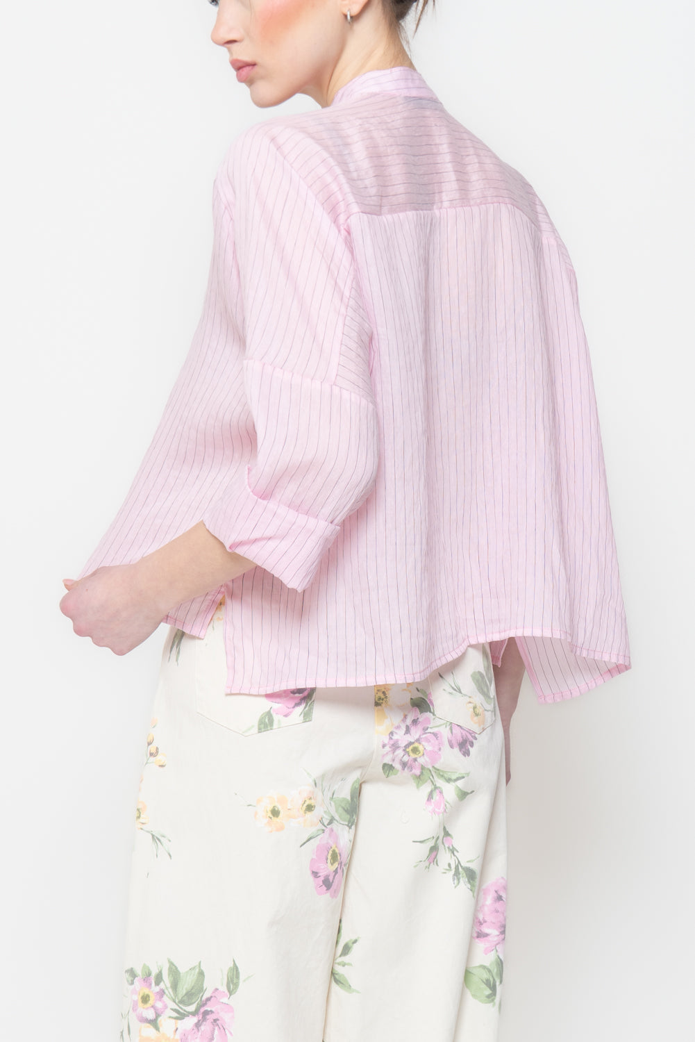 Camicia Gessata Oversize