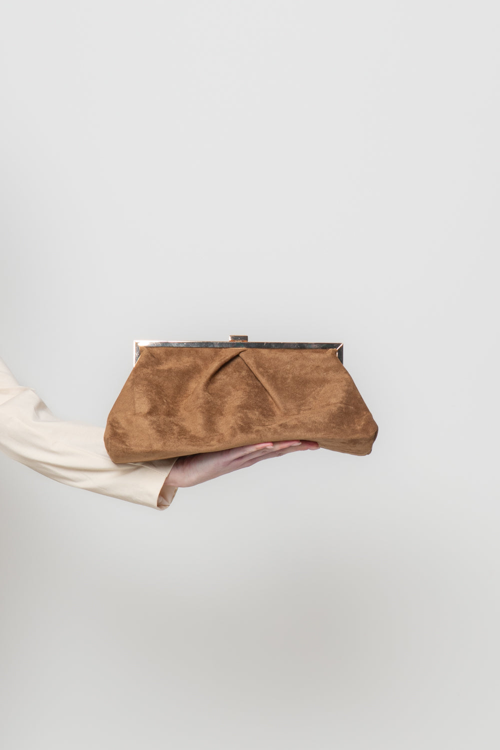 Pochette scamosciata