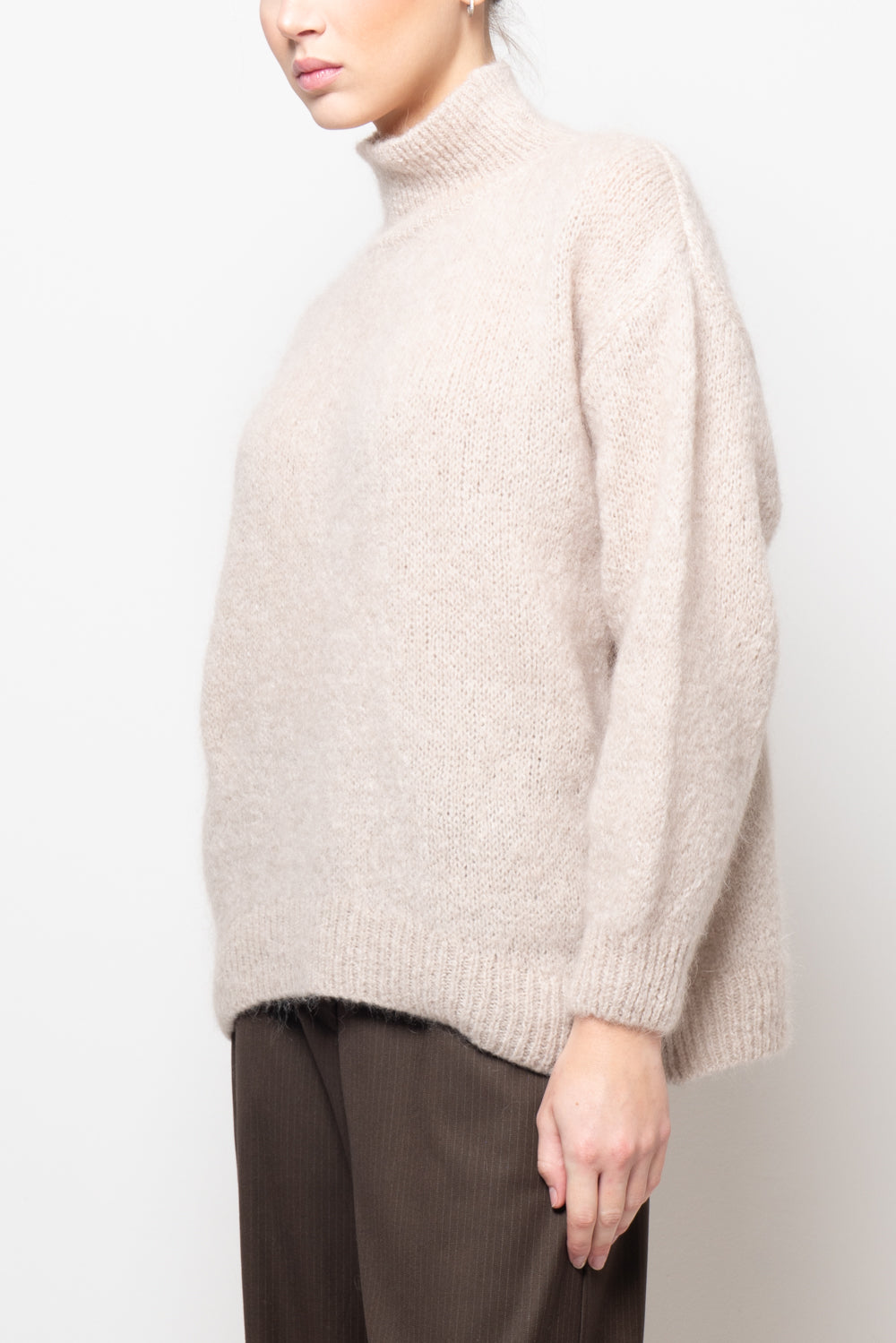 Maglia collo a cratere