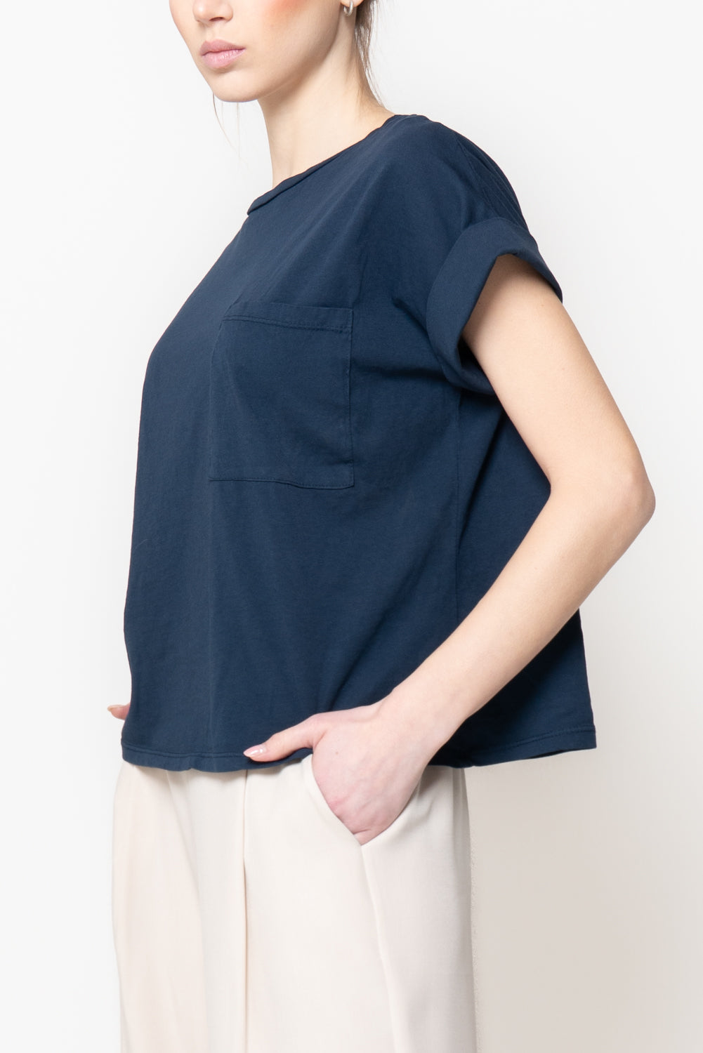 T-shirt Oversize con Taschino