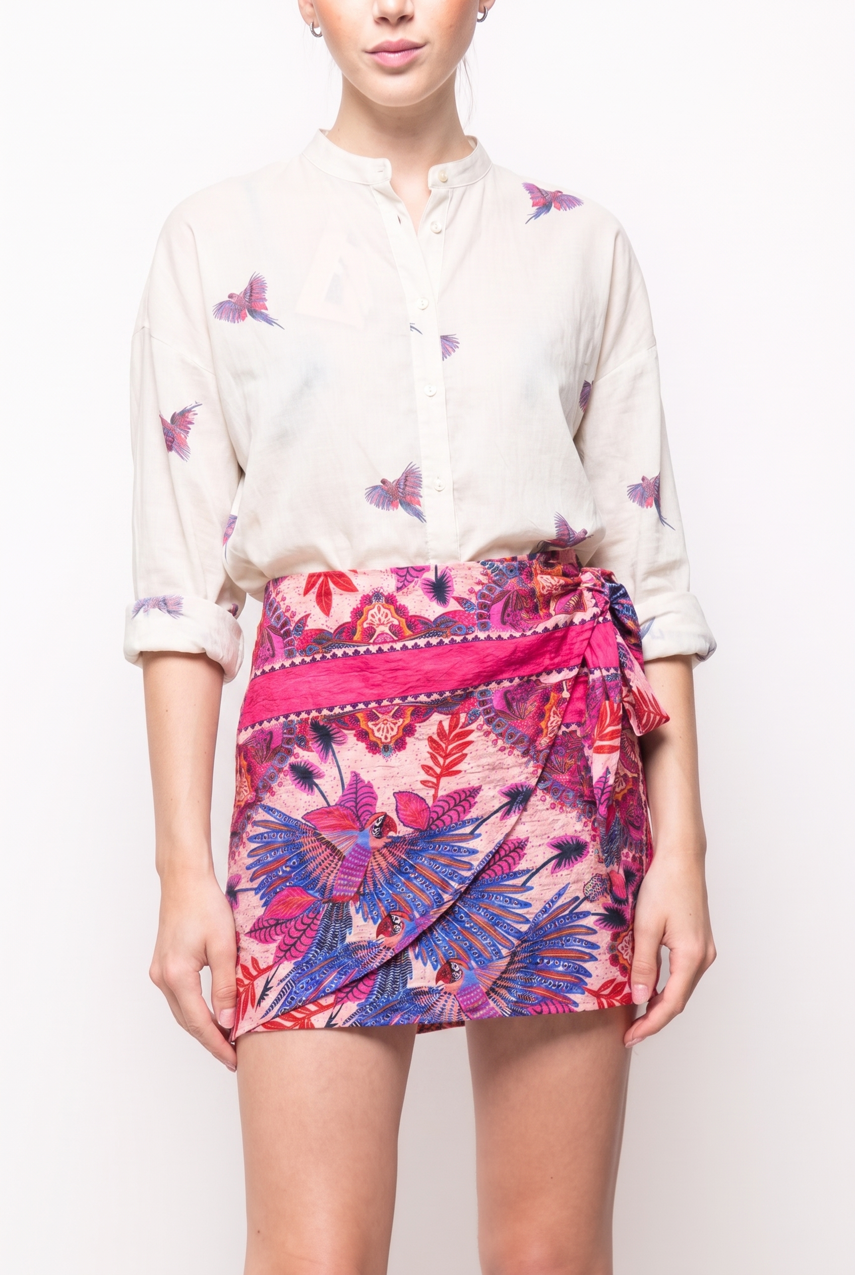 Camicia alla coreana fantasia