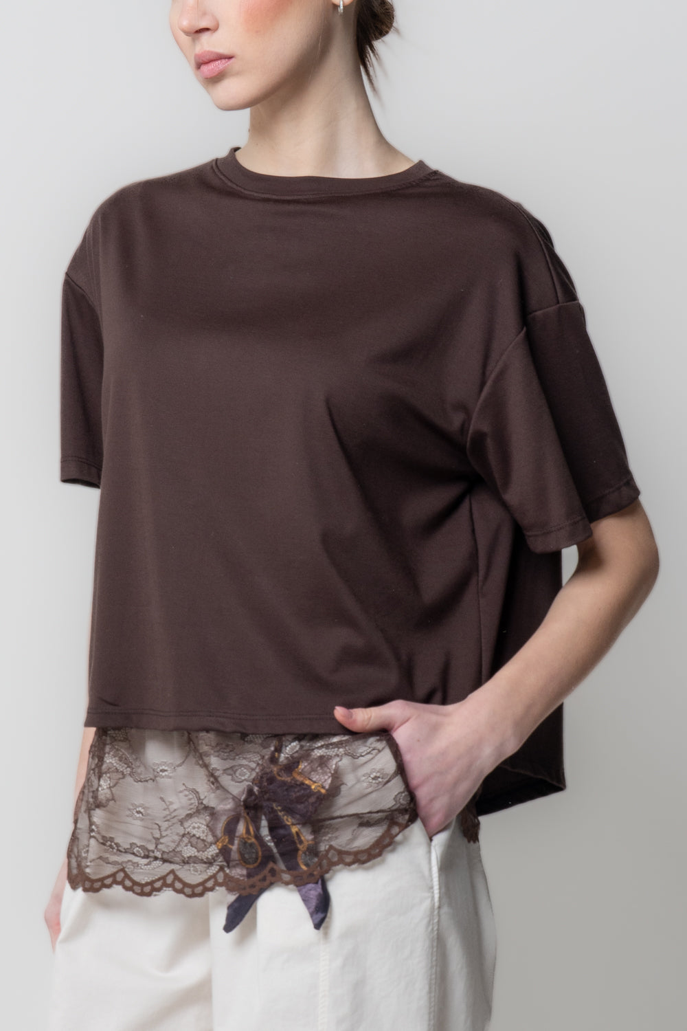 T-shirt Boxy Spacco Retro