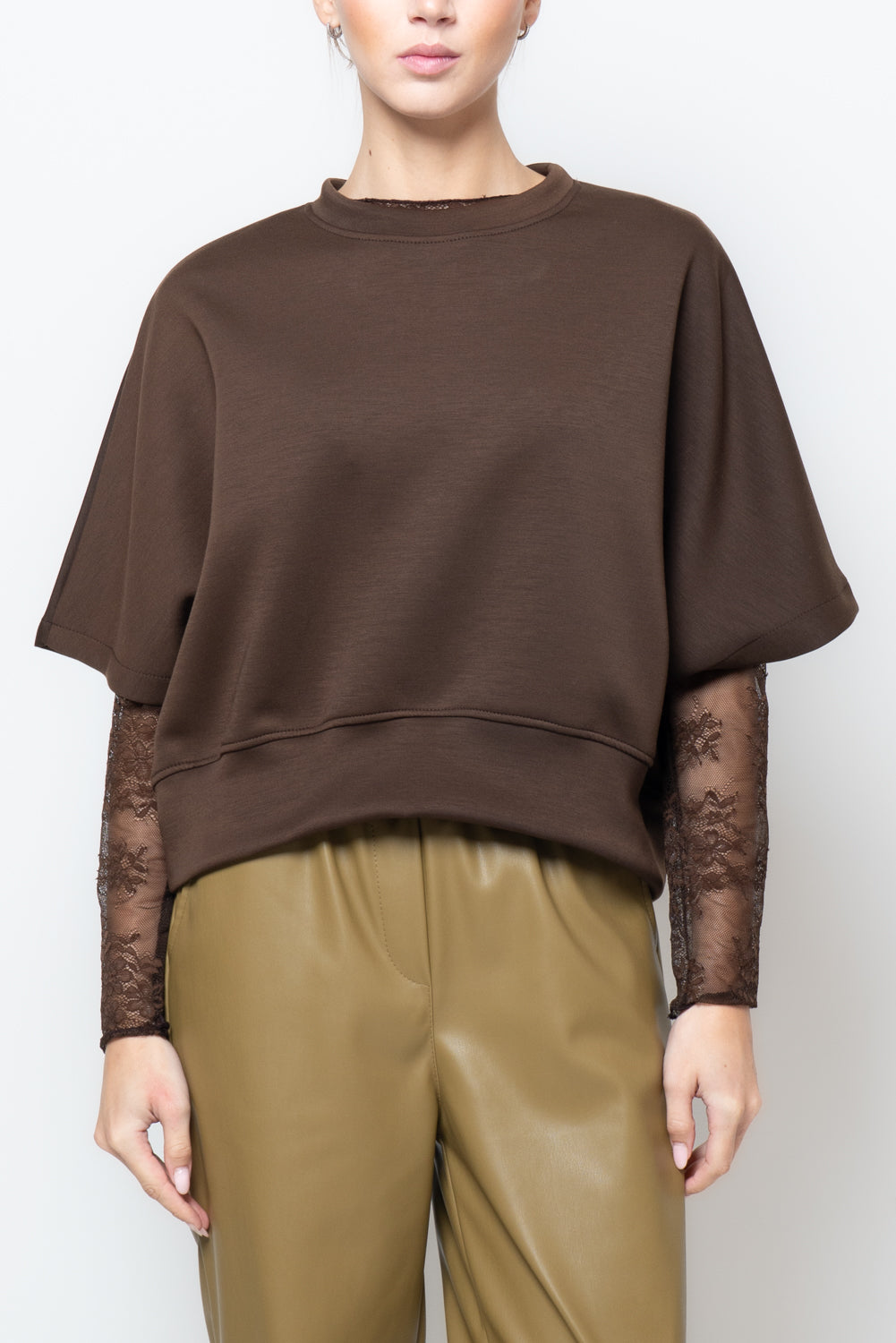 Felpa con manica corta