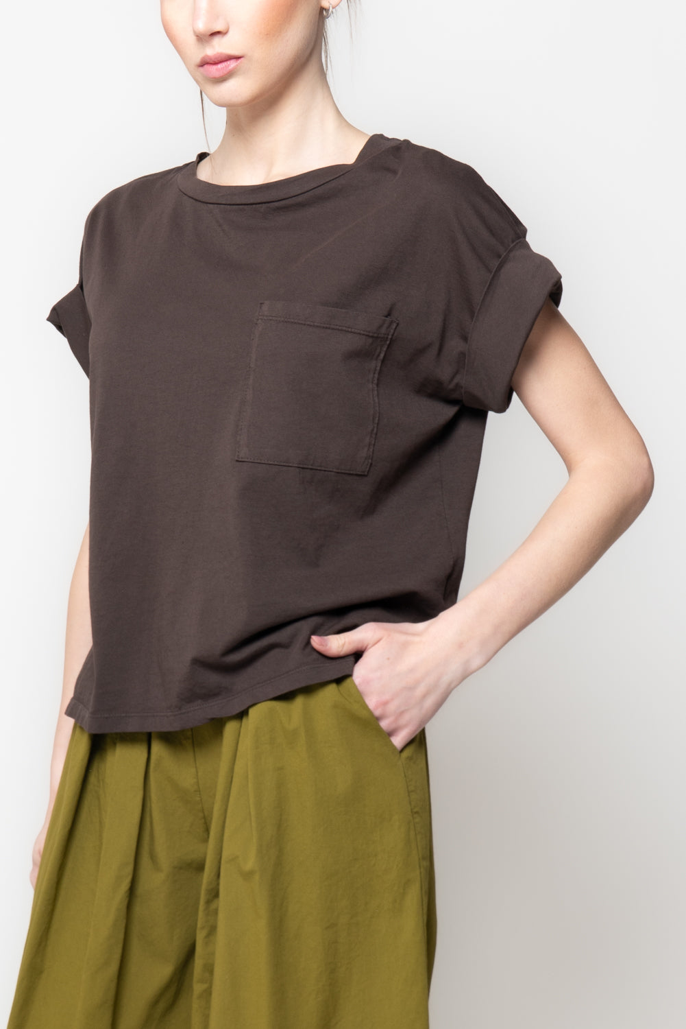 T-shirt Oversize con Taschino