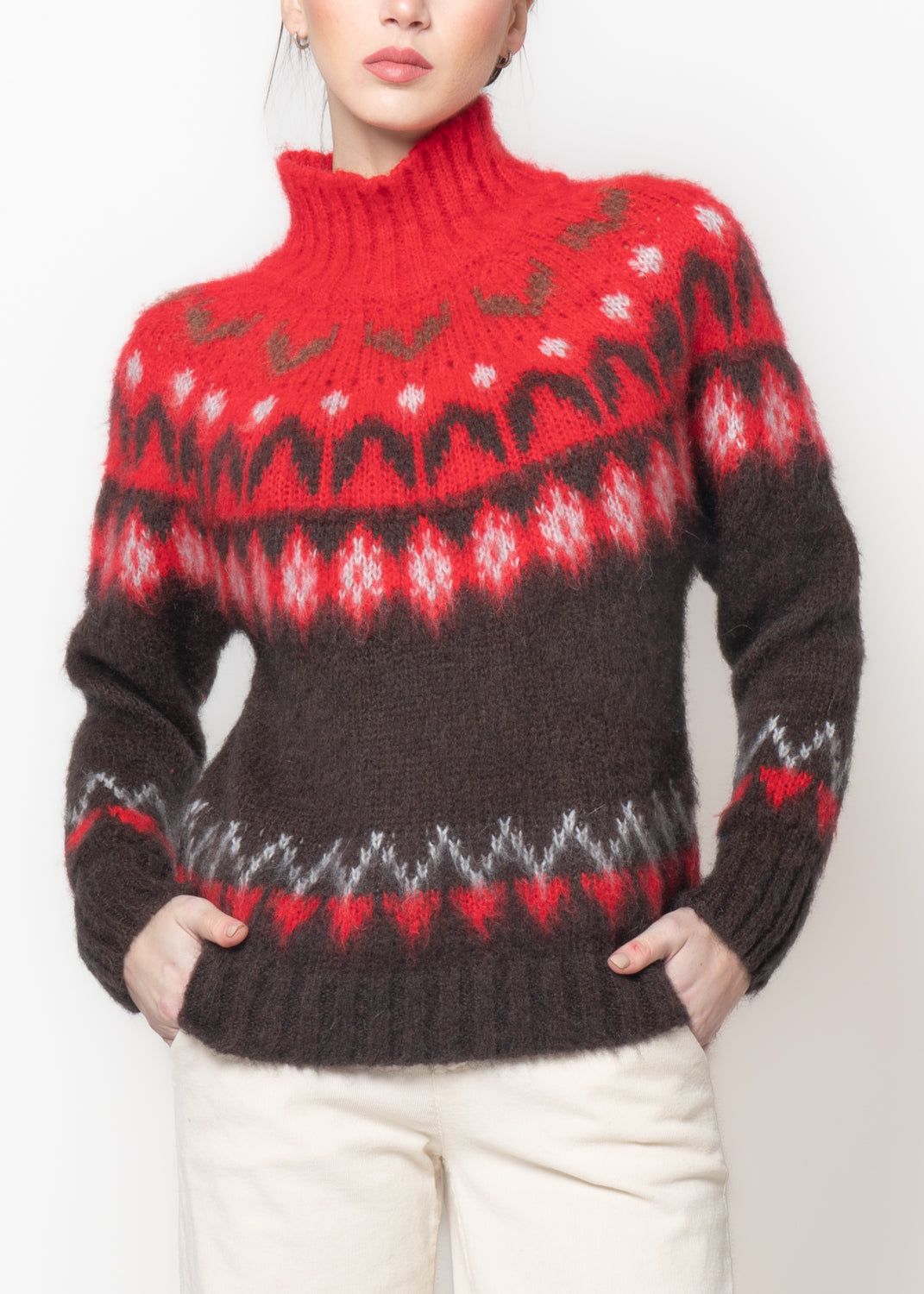 Maglia motivo nordico