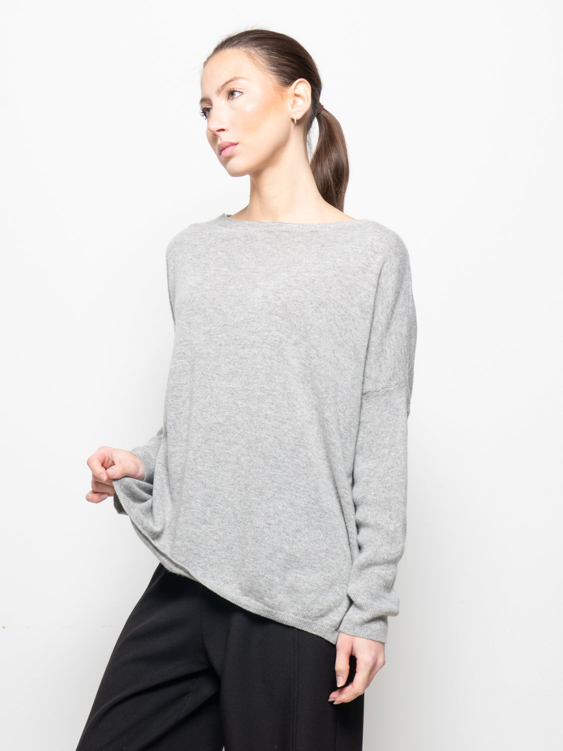 Maglia over in misto cashmere