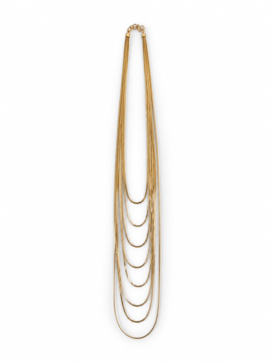 Collana multifilo scalata
