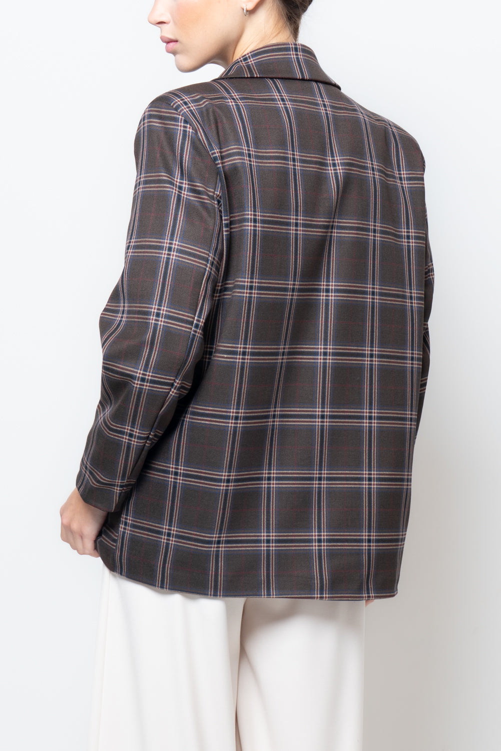 Giacca doppiopetto a quadri