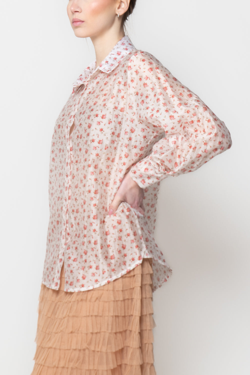 Camicia fantasia rose
