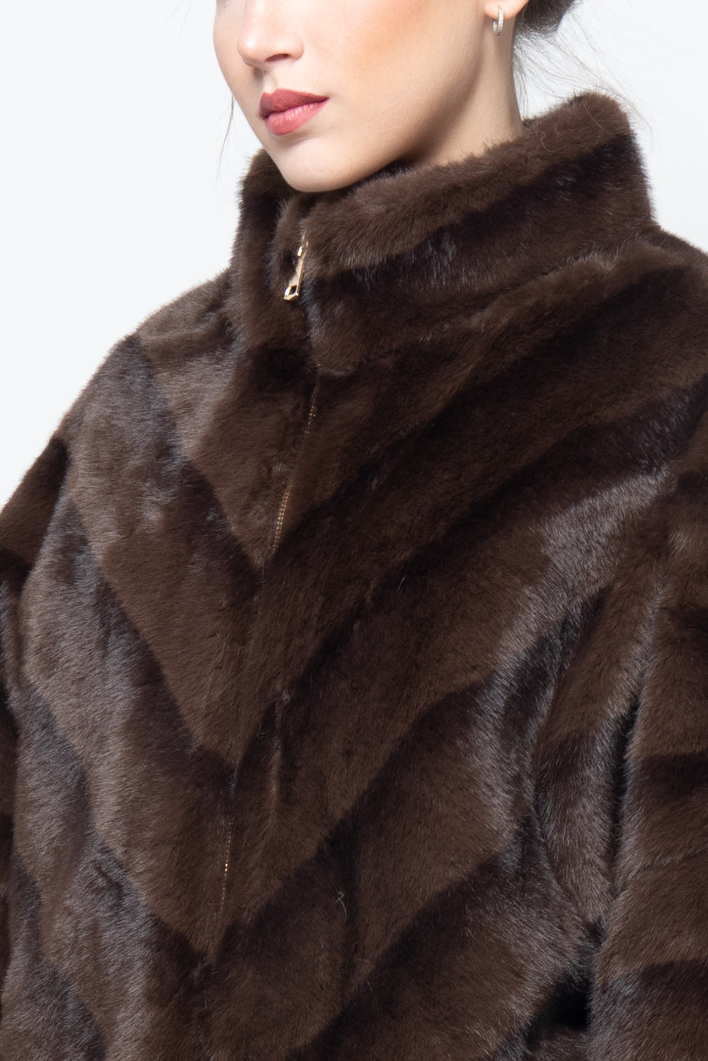 Pelliccia manica 3/4