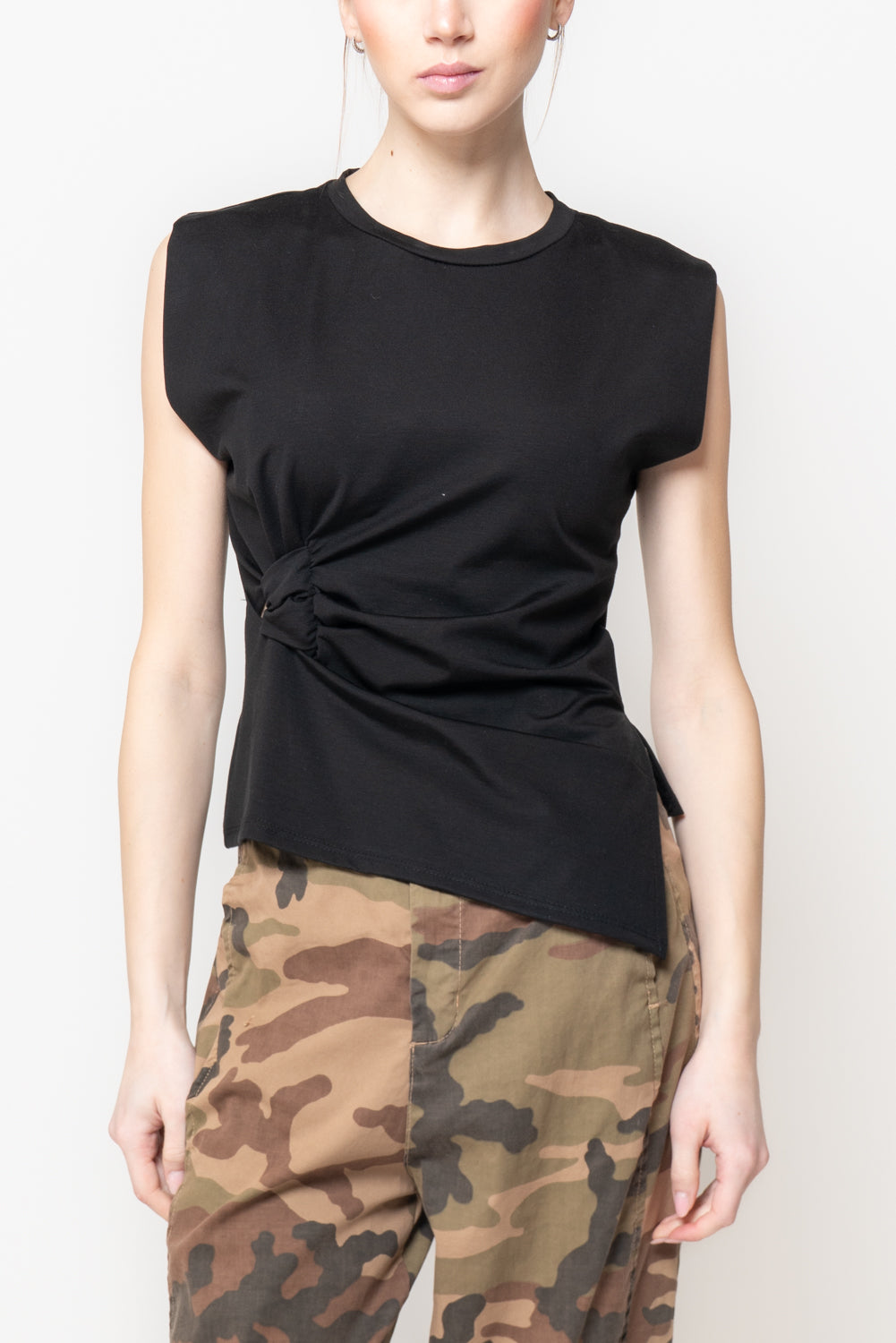 Top Smanicato con Nodo Laterale