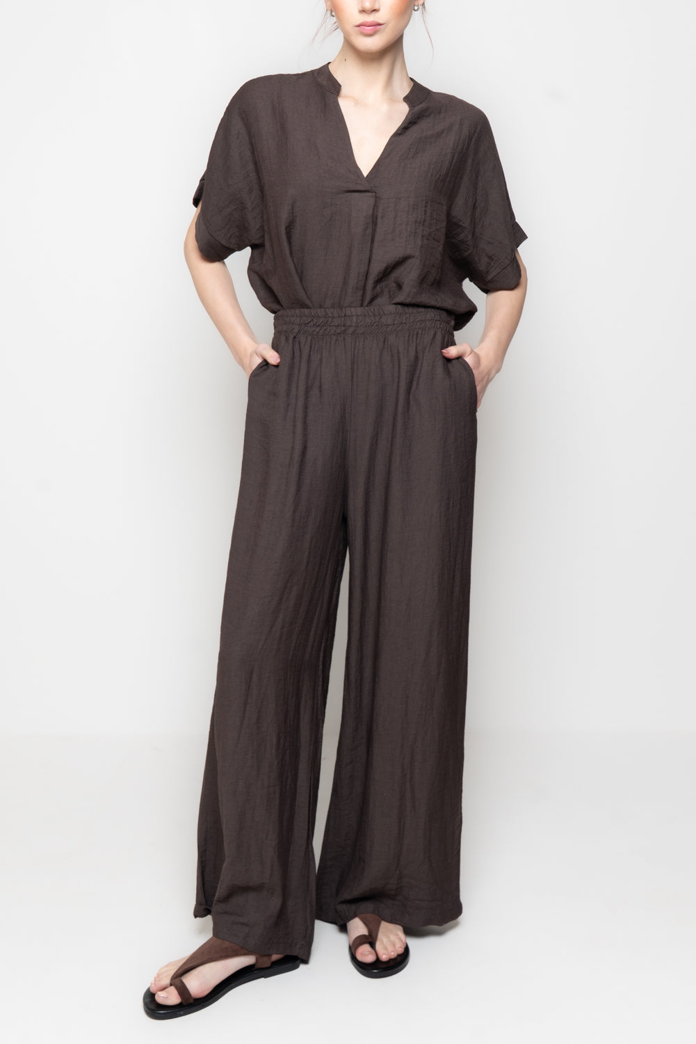 Pantalone Palazzo con elastico