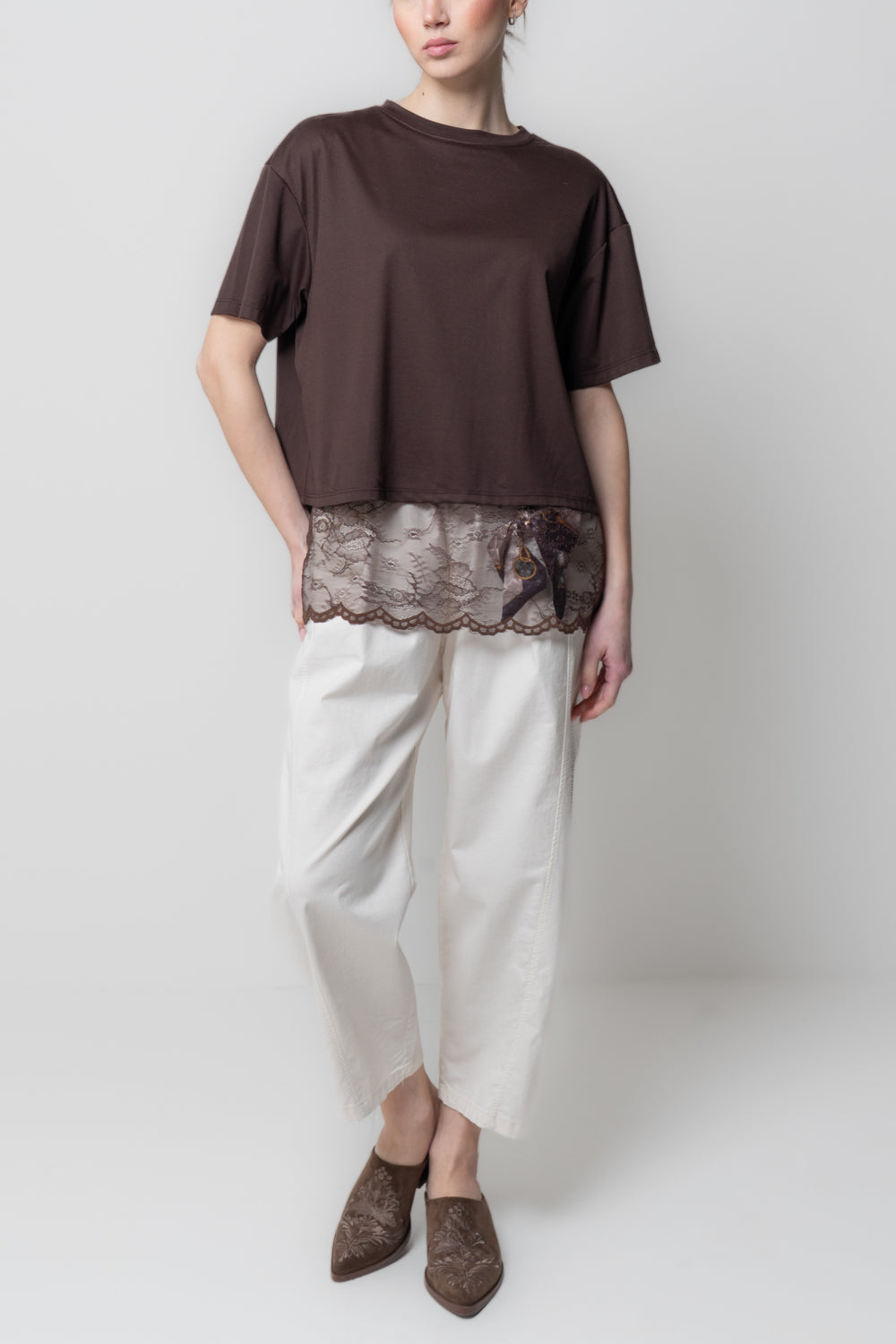 T-shirt Boxy Spacco Retro