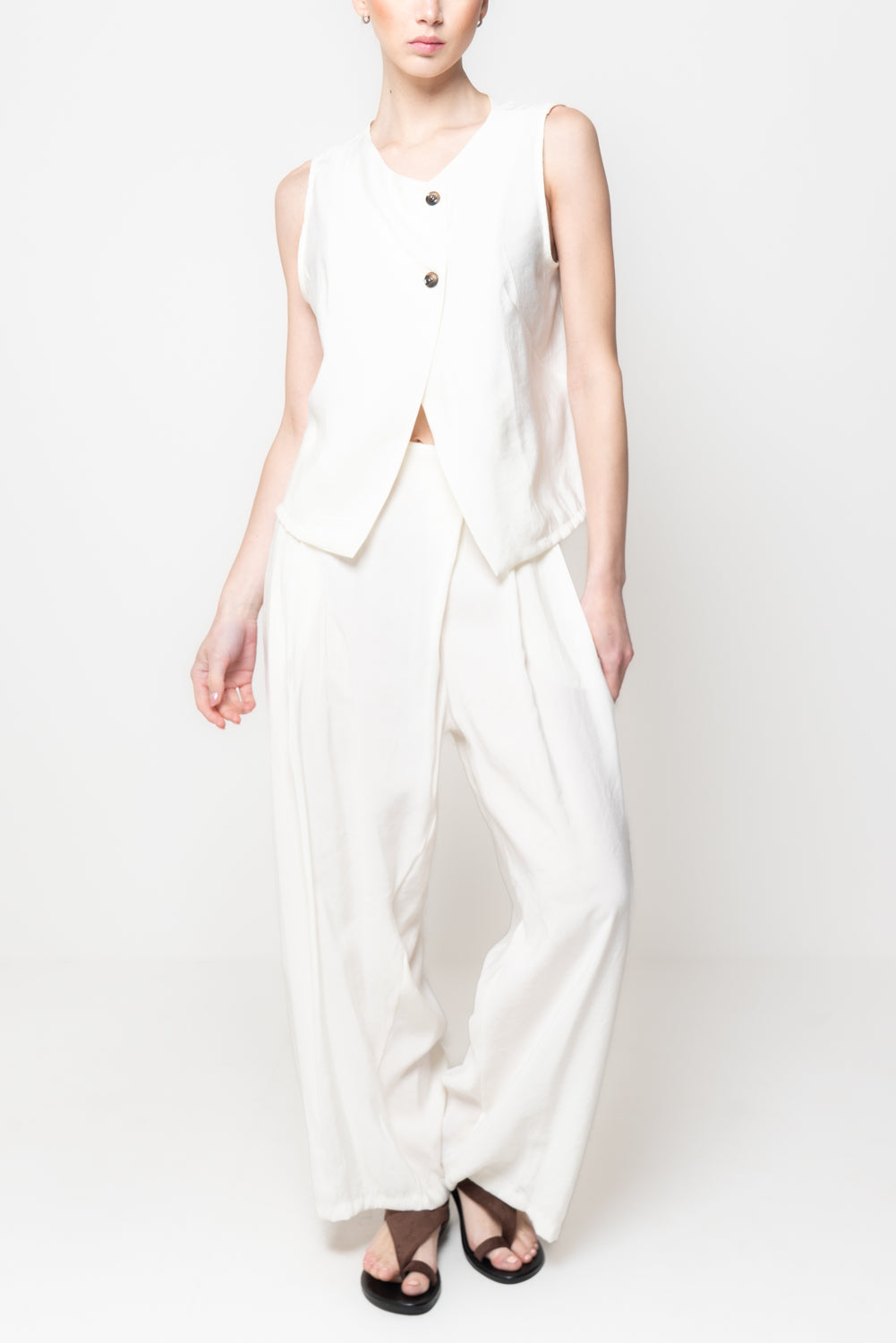 Gilet asimmetrico