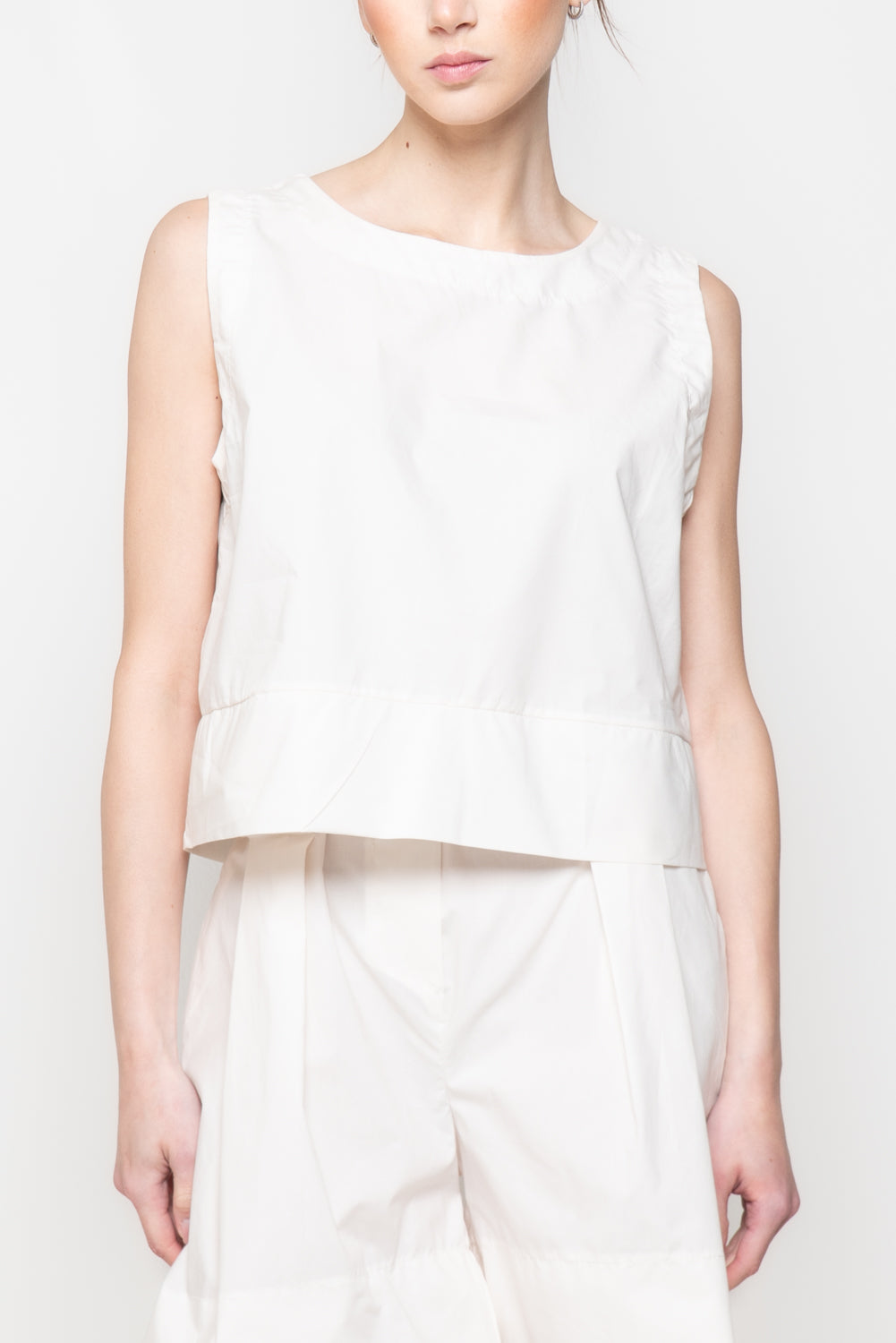 Top in cotone a scatola