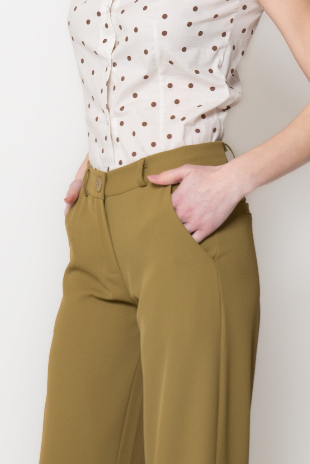 Pantalone Fluido Wide-Leg