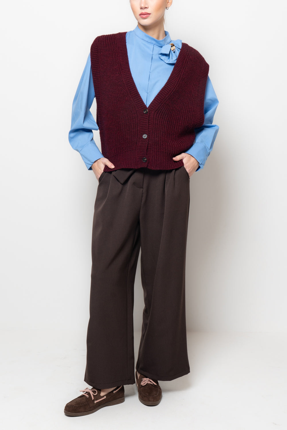 Gilet maglia inglese