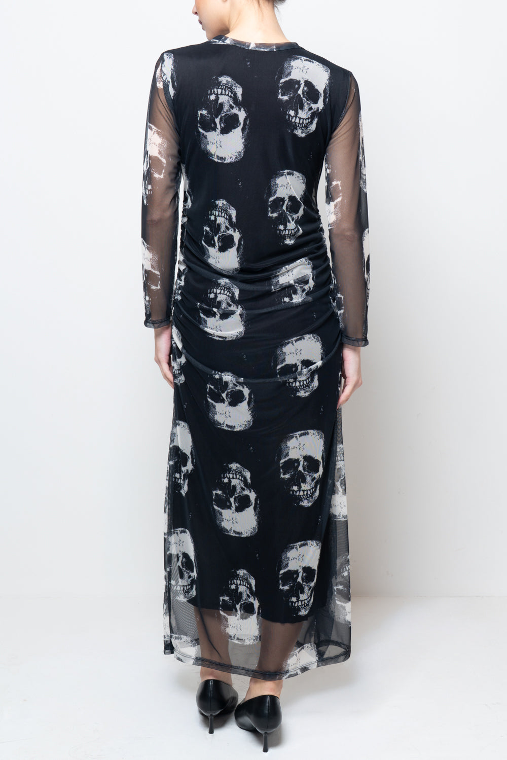 Abito fantasia teschio in toulle
