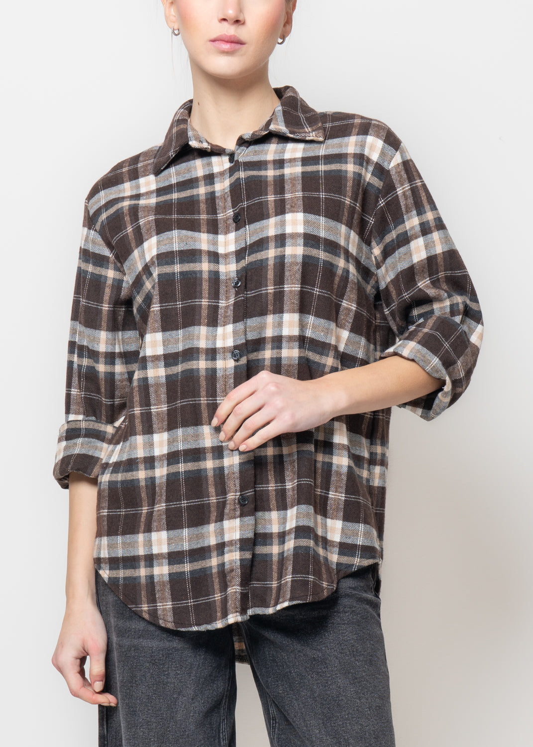 Camicia tartan in flanella