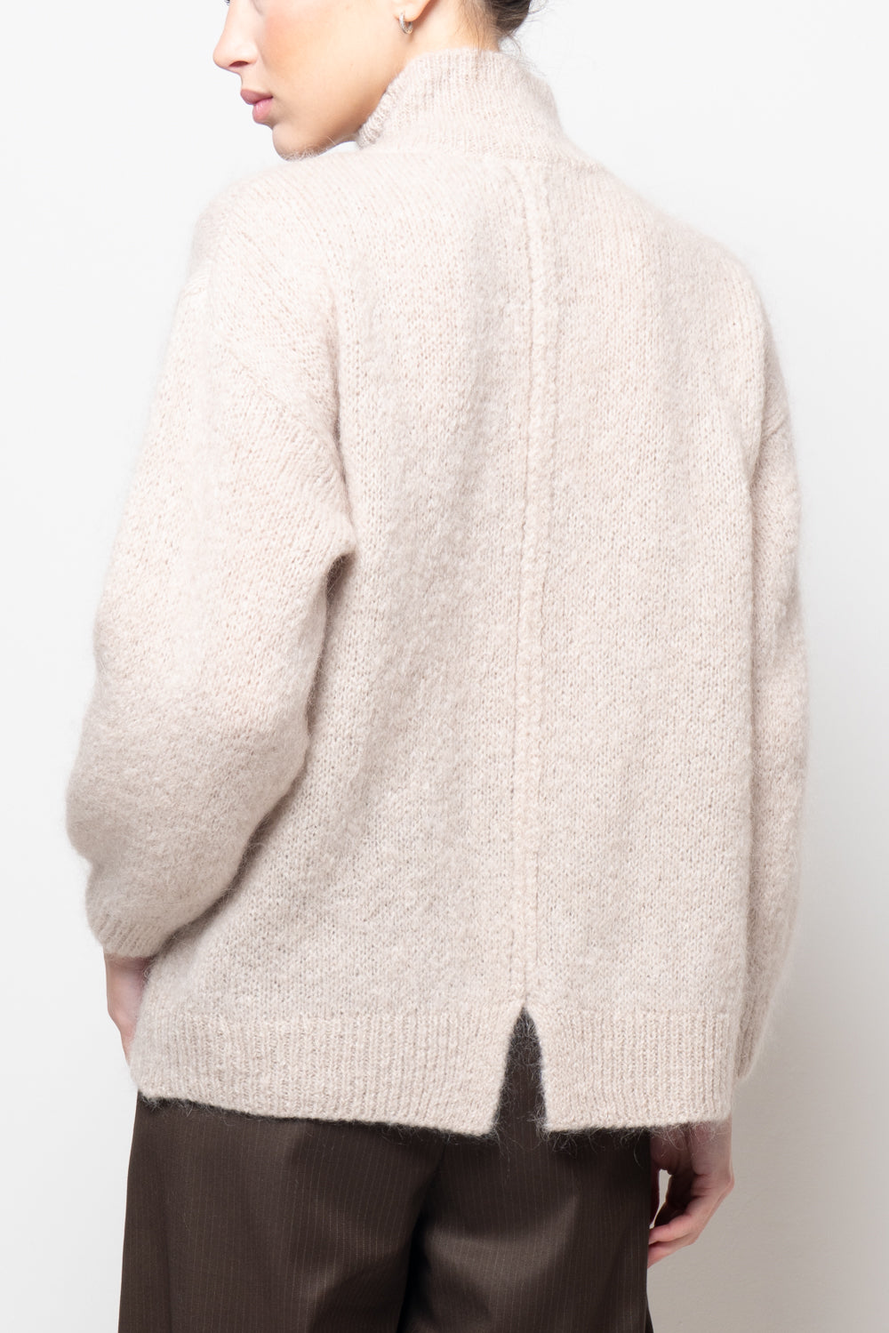 Maglia collo a cratere