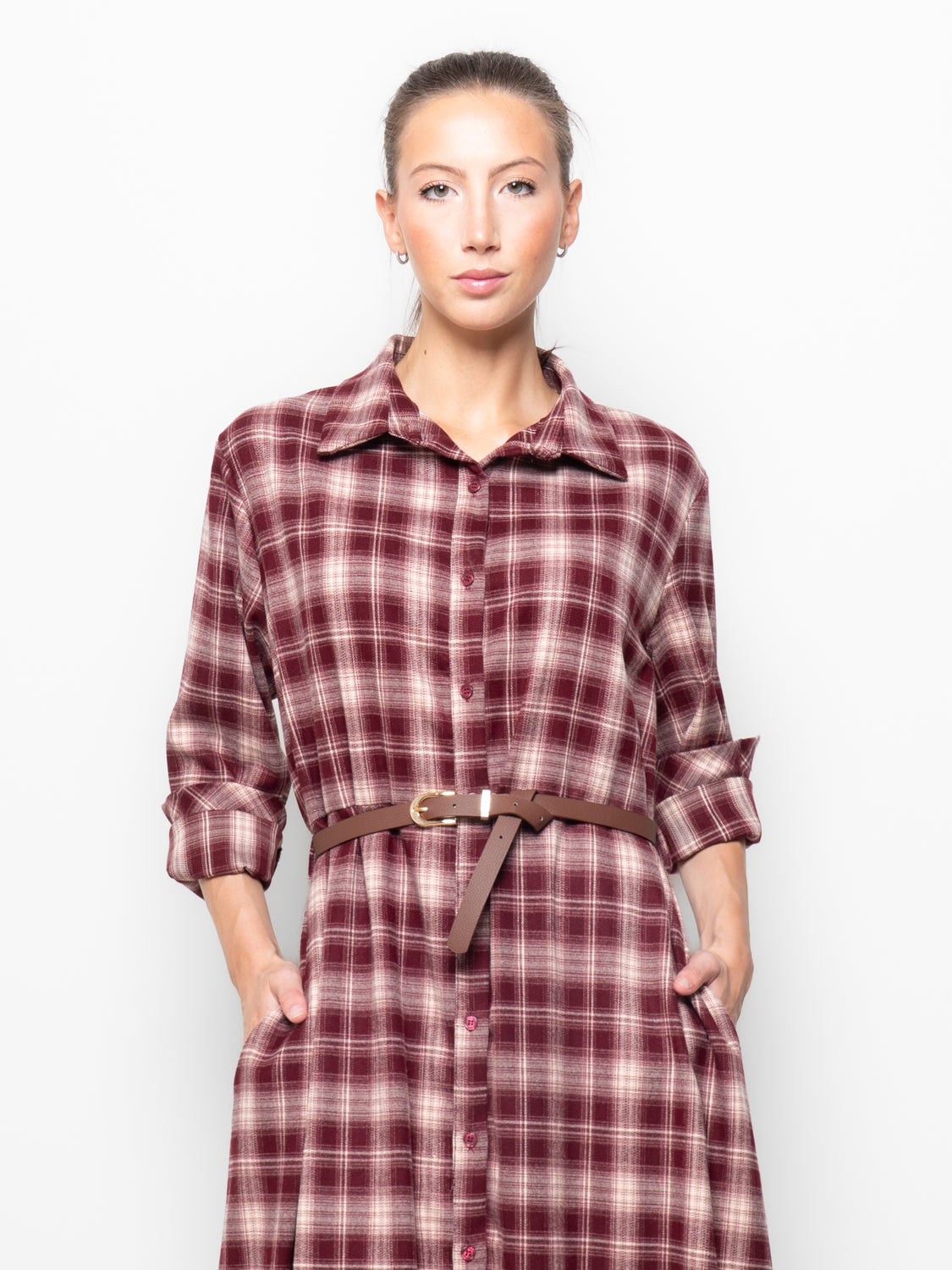 Abito camicia check