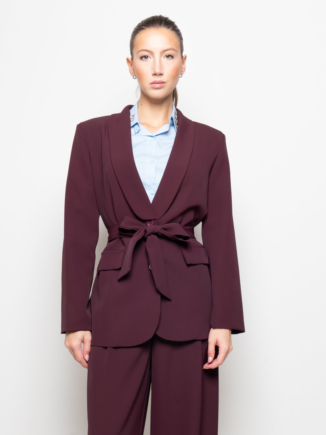 Blazer con cintura