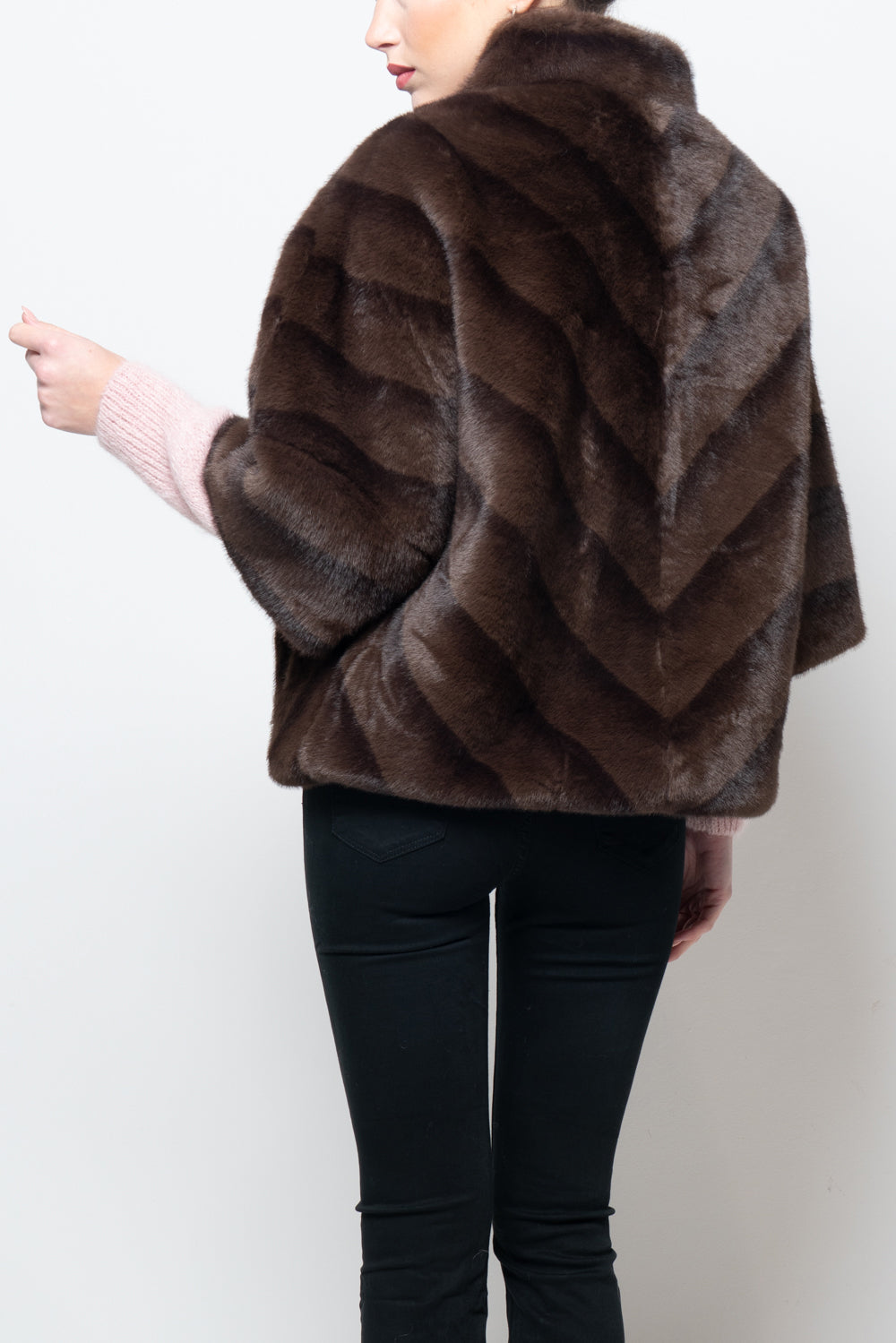 Pelliccia manica 3/4