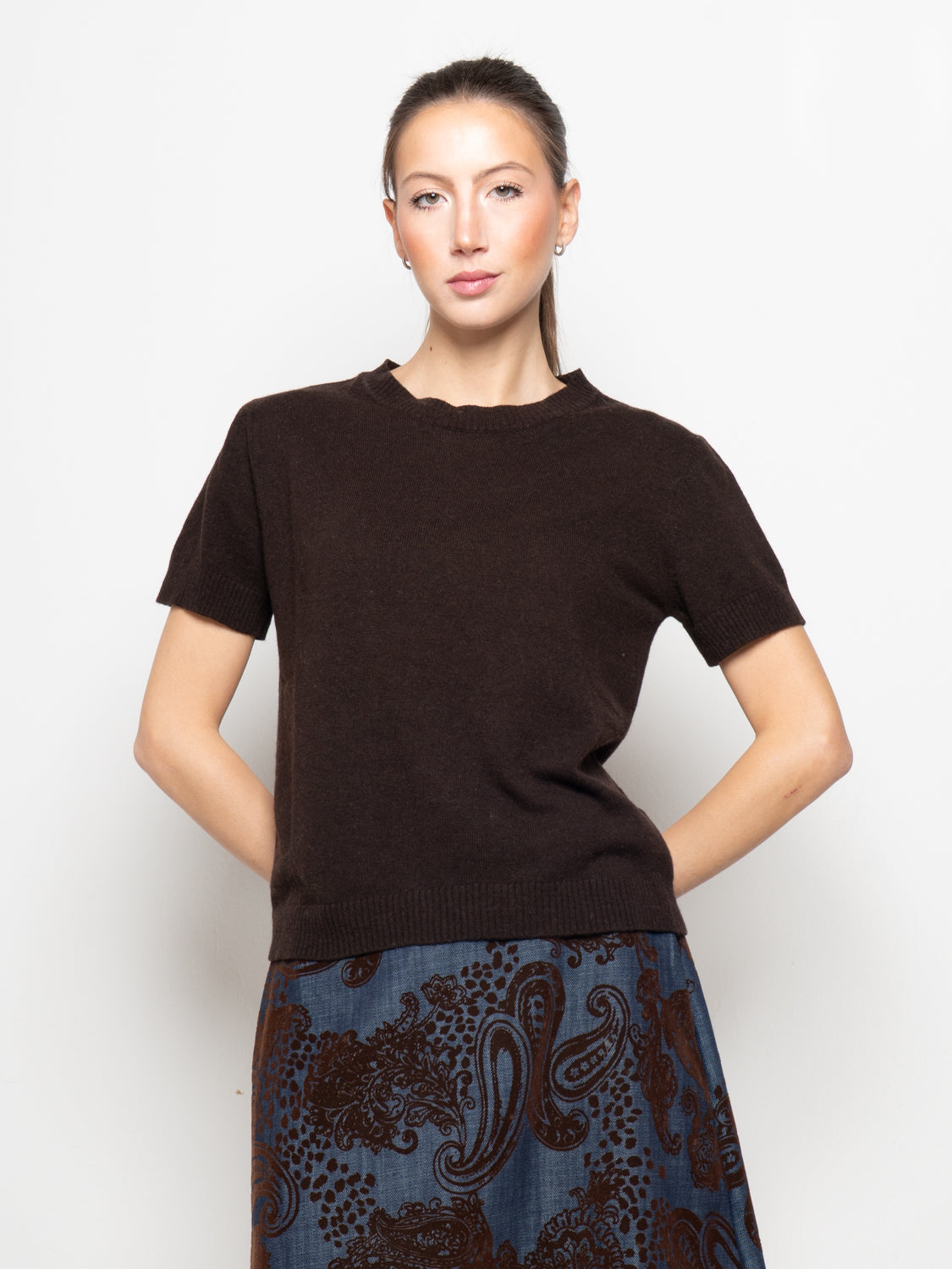 Maglia manica corta girocollo