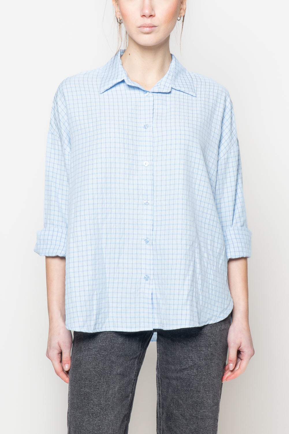 Camicia a quadri grandi