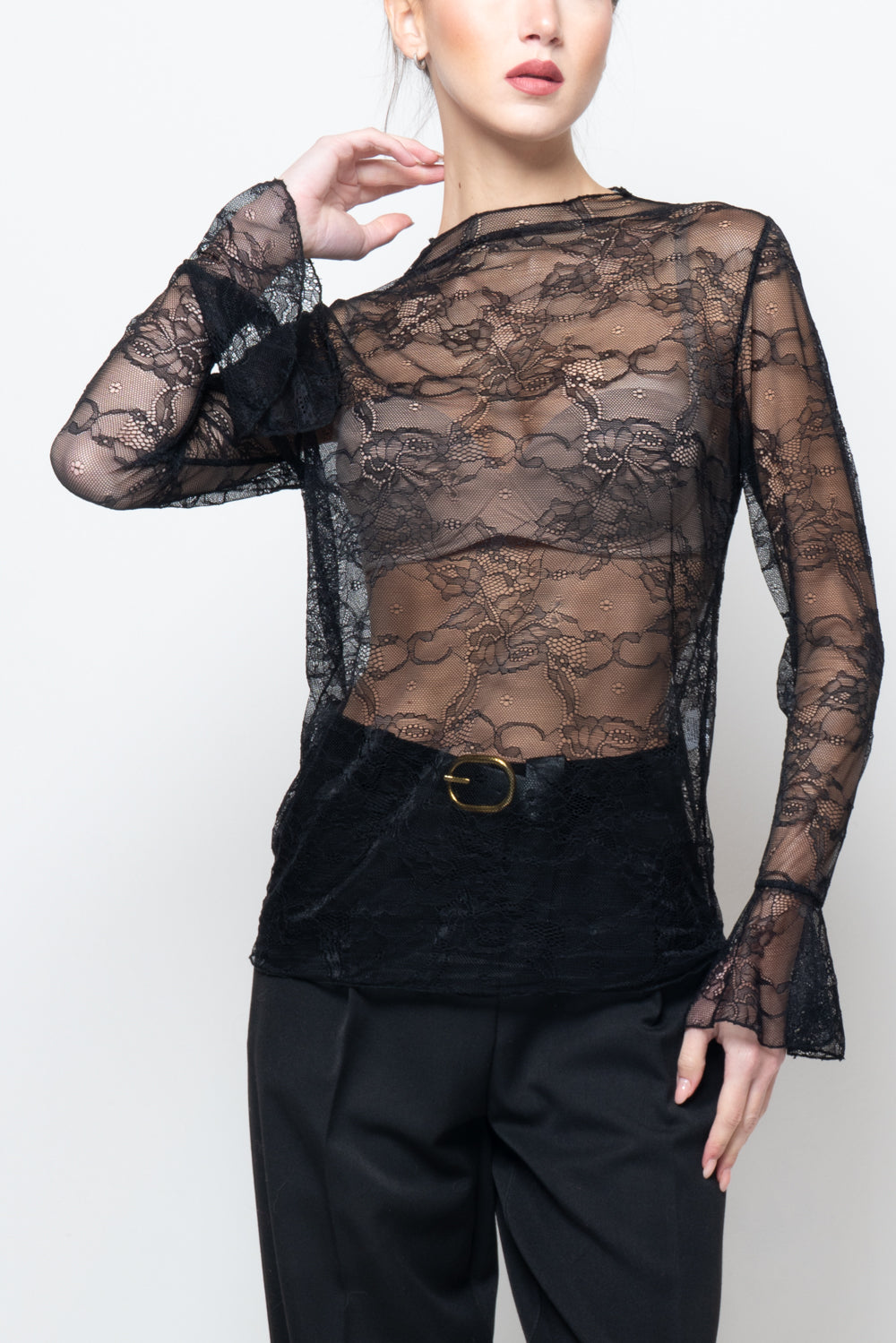 Blusa in pizzo
